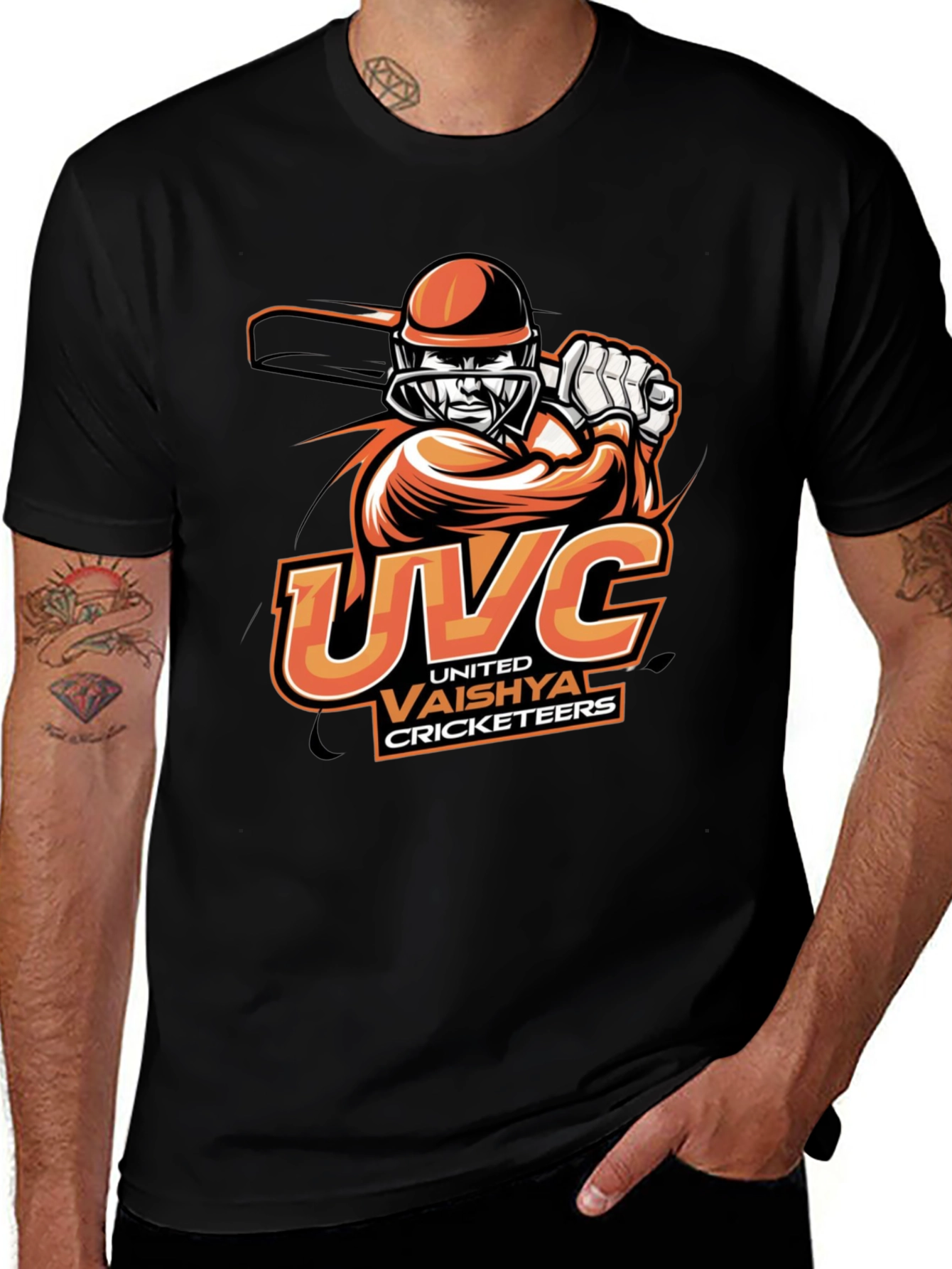 UVC United Vaishya Cricketers Graphic T-Shirt