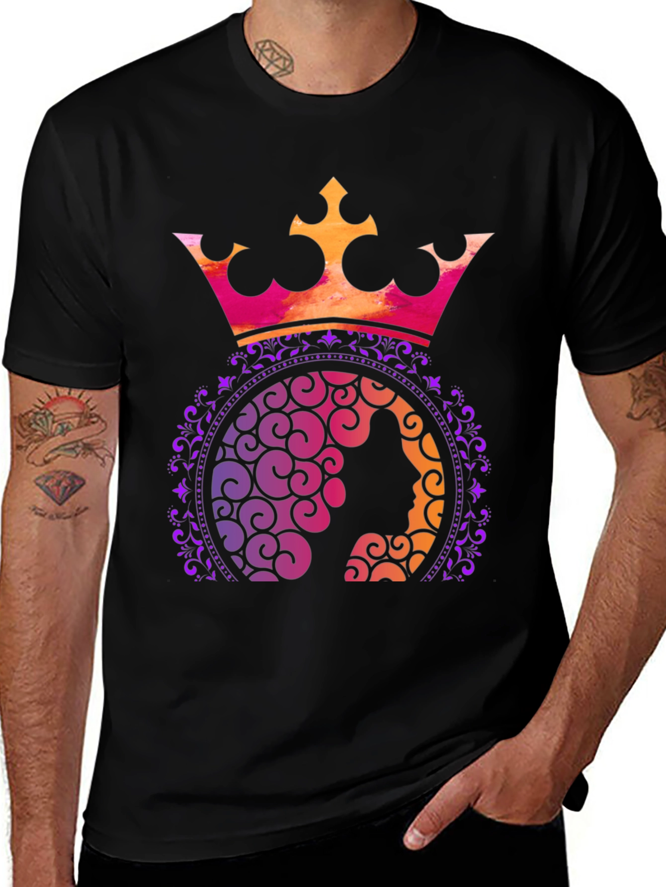 Queen Crown Graphic T-Shirt - Stylish Tee
