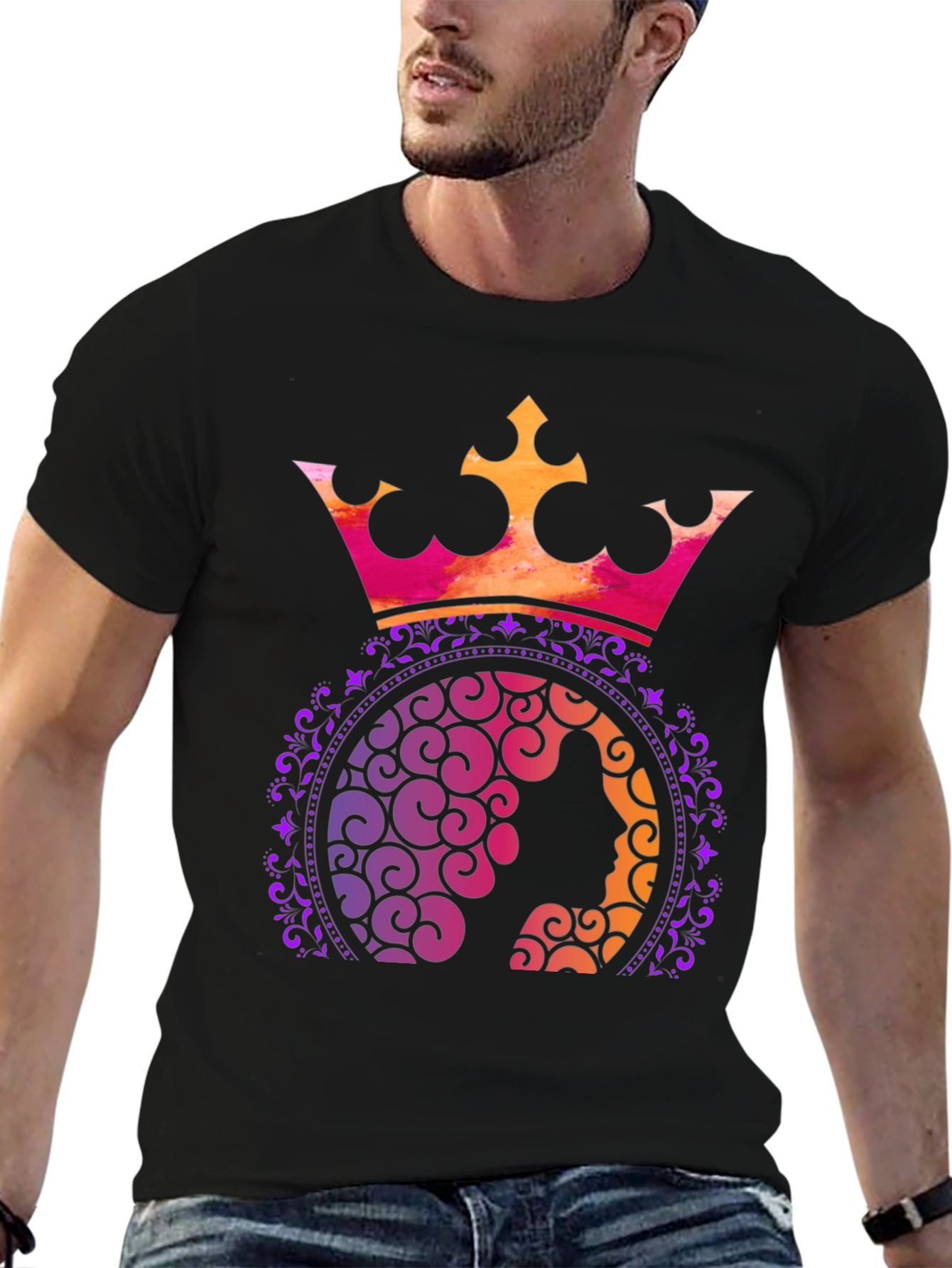 Queen Crown Graphic T-Shirt - Stylish Tee