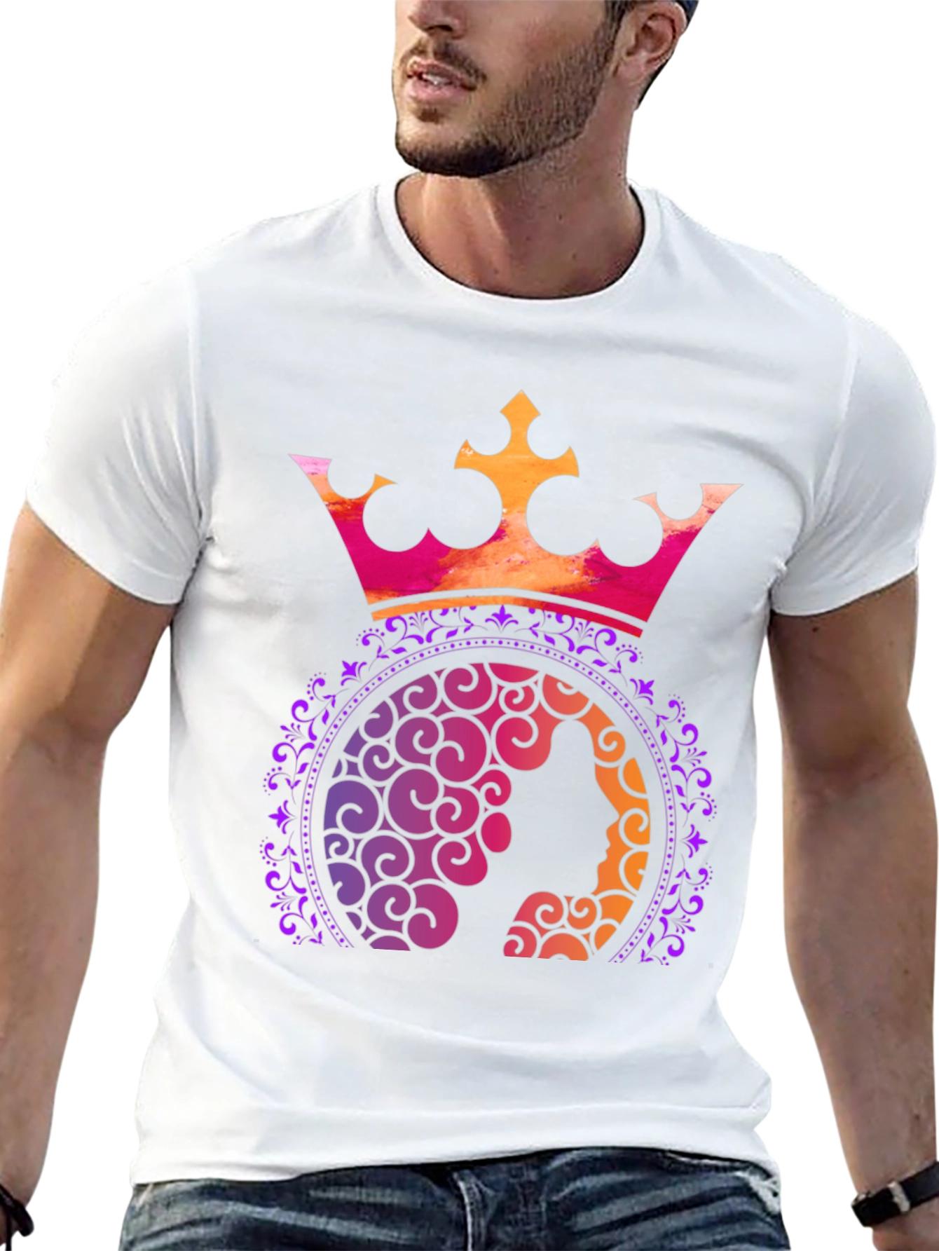 Queen Crown Graphic T-Shirt - Stylish Tee