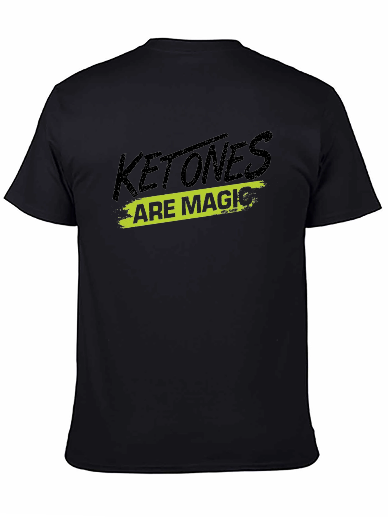 Ketones Are Magic Black Graphic T-Shirt