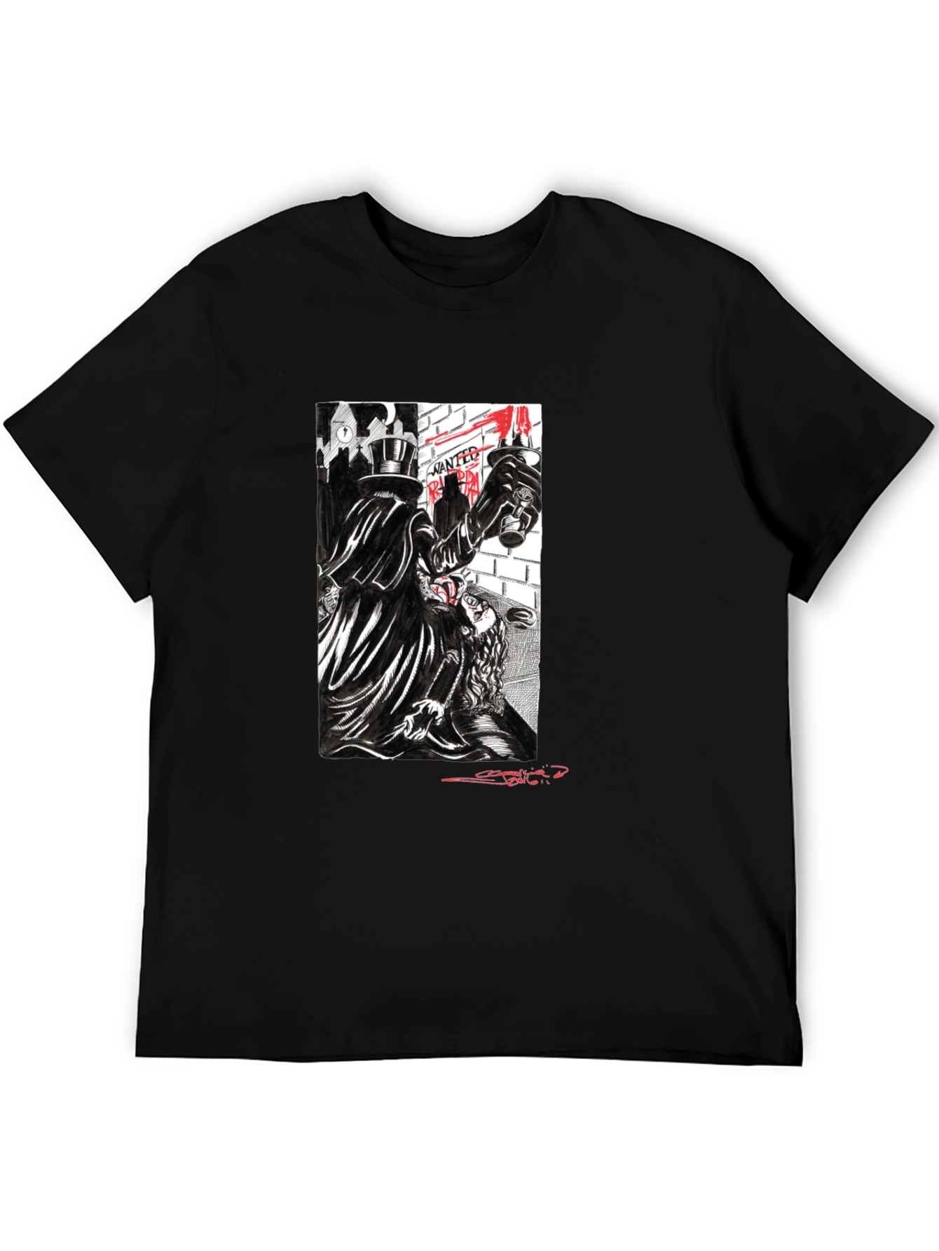 Jack the Ripper T-Shirt - London Gothic Design