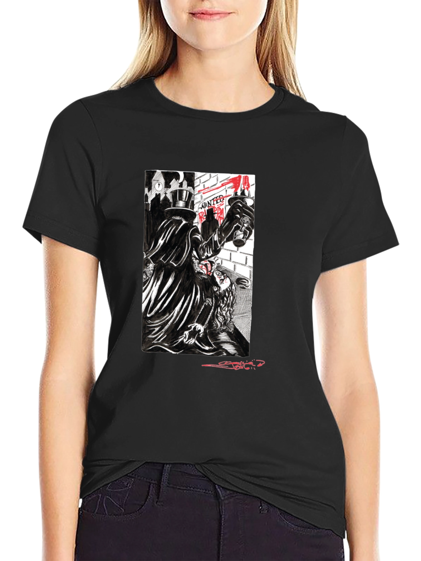Jack the Ripper T-Shirt - London Gothic Design