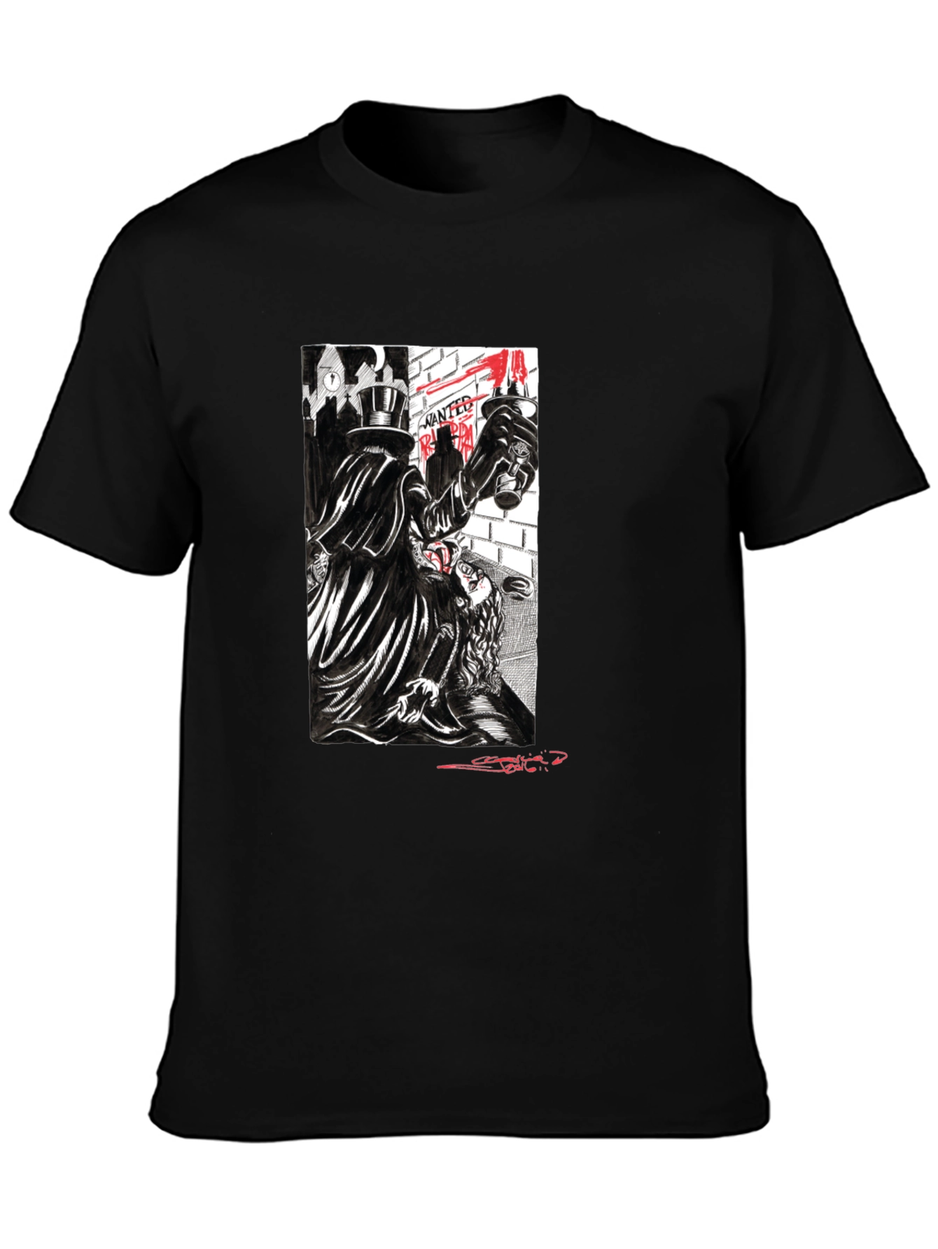 Jack the Ripper T-Shirt - London Gothic Design