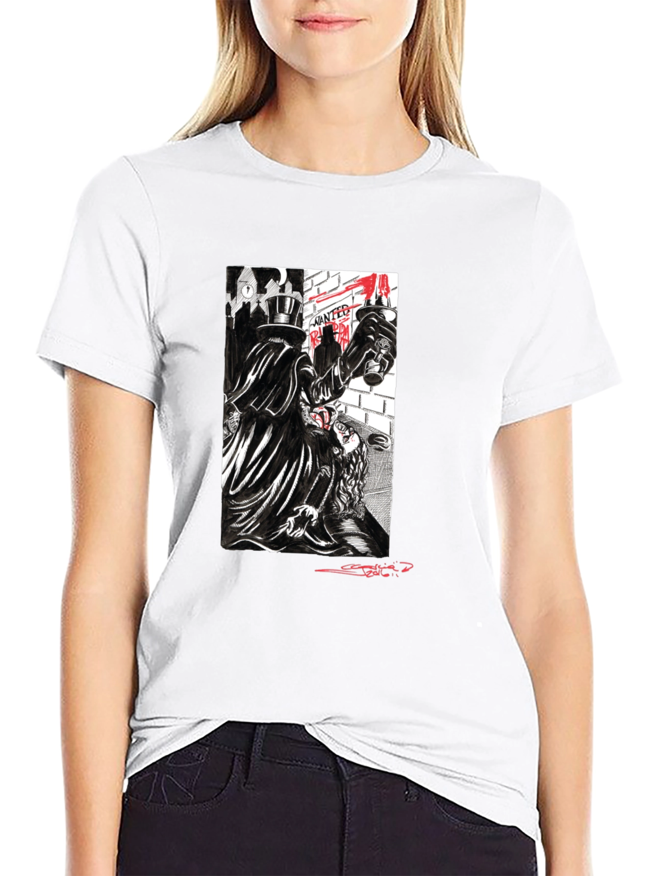 Jack the Ripper T-Shirt - London Gothic Design