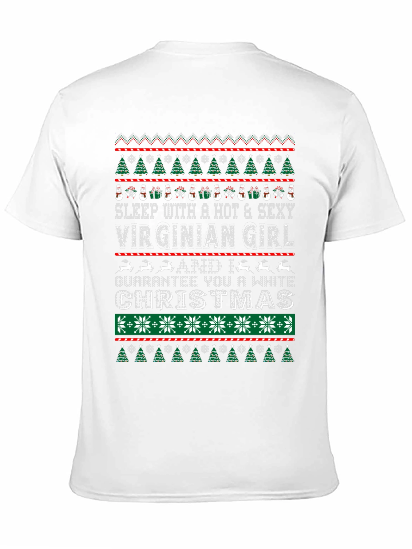 Hot Virginian Girl Christmas T-Shirt