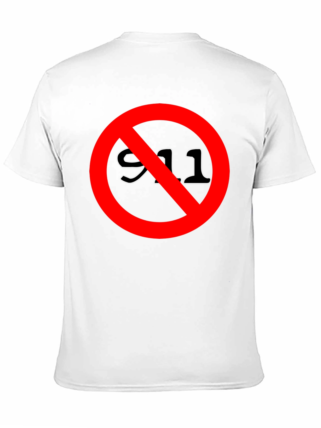 Anti 911 T-Shirt - Black Crew Neck Tee