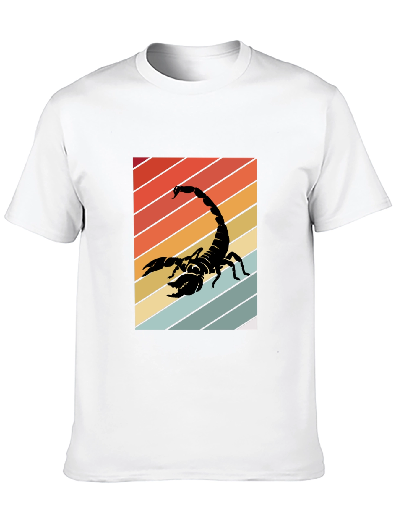 Retro Scorpion Graphic Tee - Black