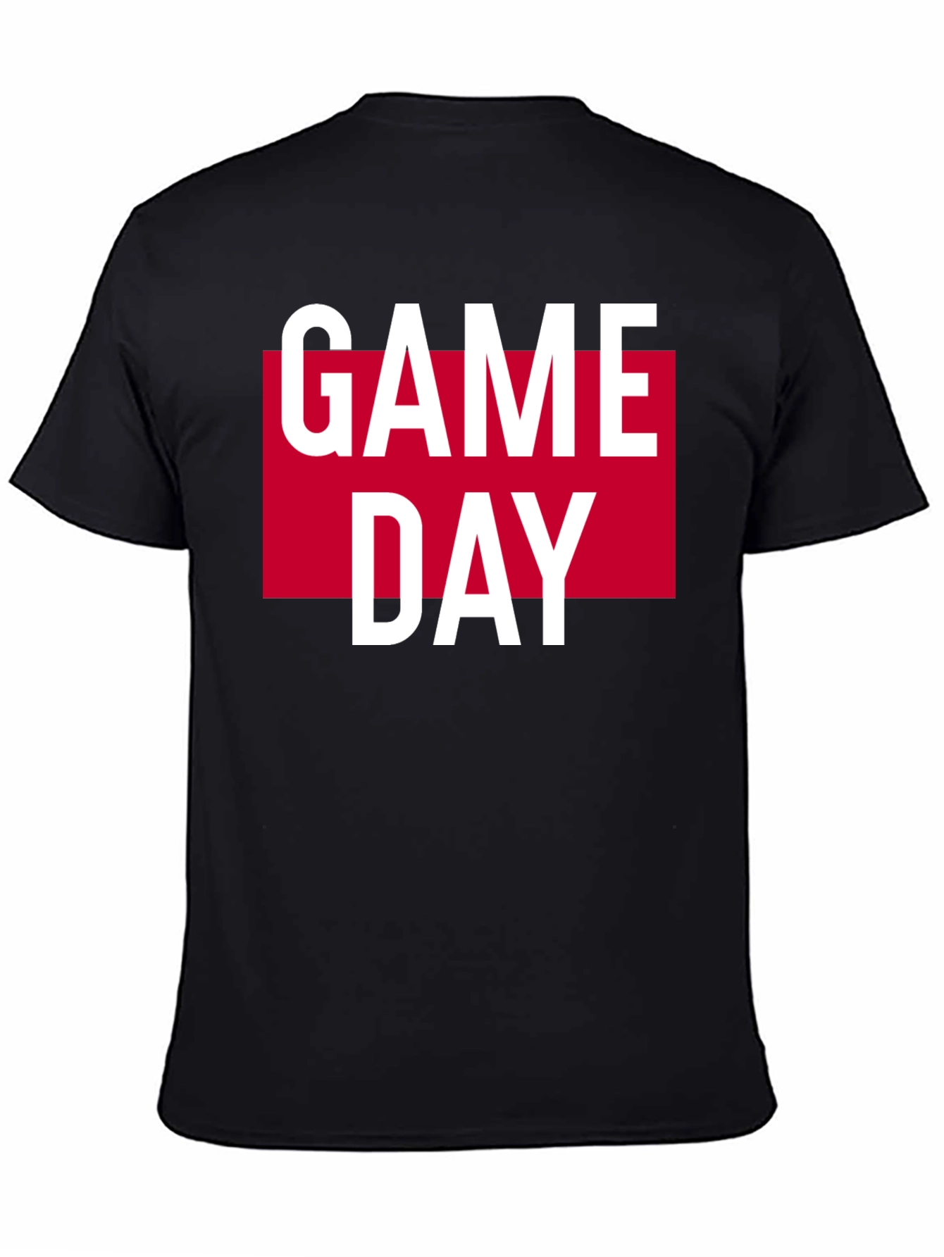 Game Day Graphic T-Shirt - Black