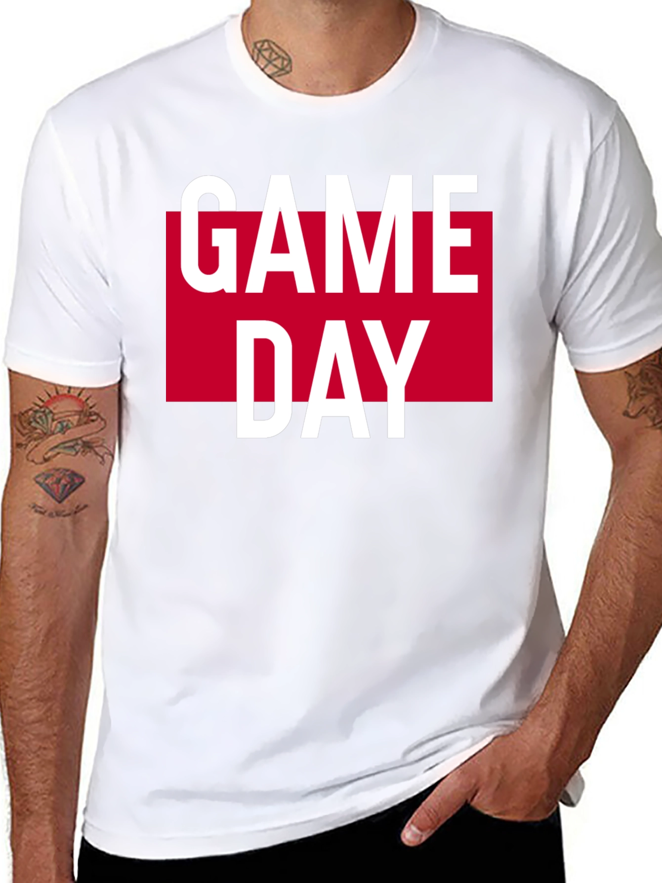 Game Day Graphic T-Shirt - Black
