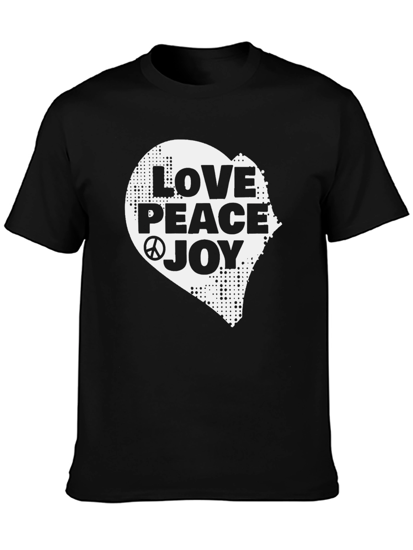 Love Peace Joy Graphic Tee - Trendy Comfort