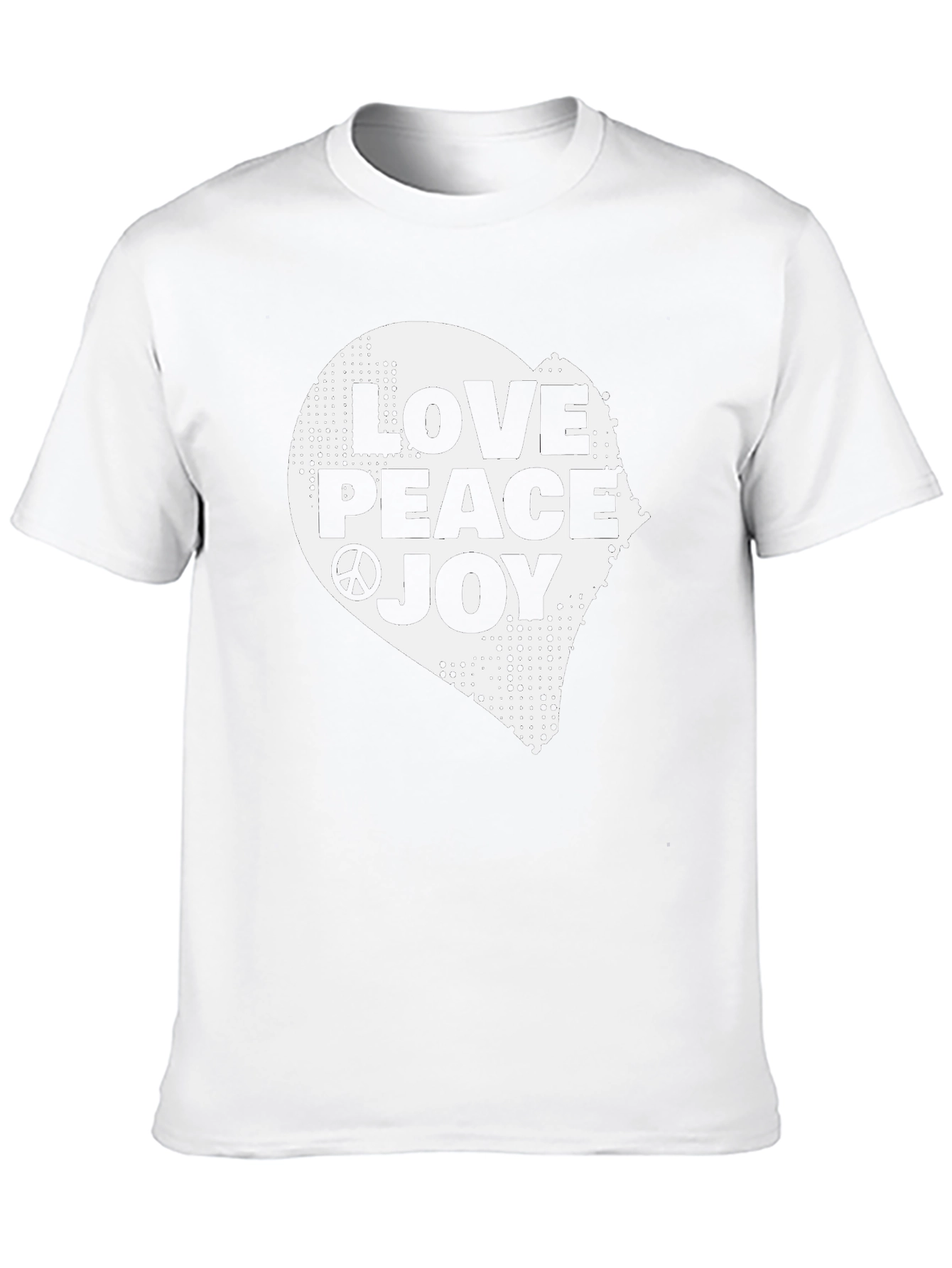 Love Peace Joy Graphic Tee - Trendy Comfort