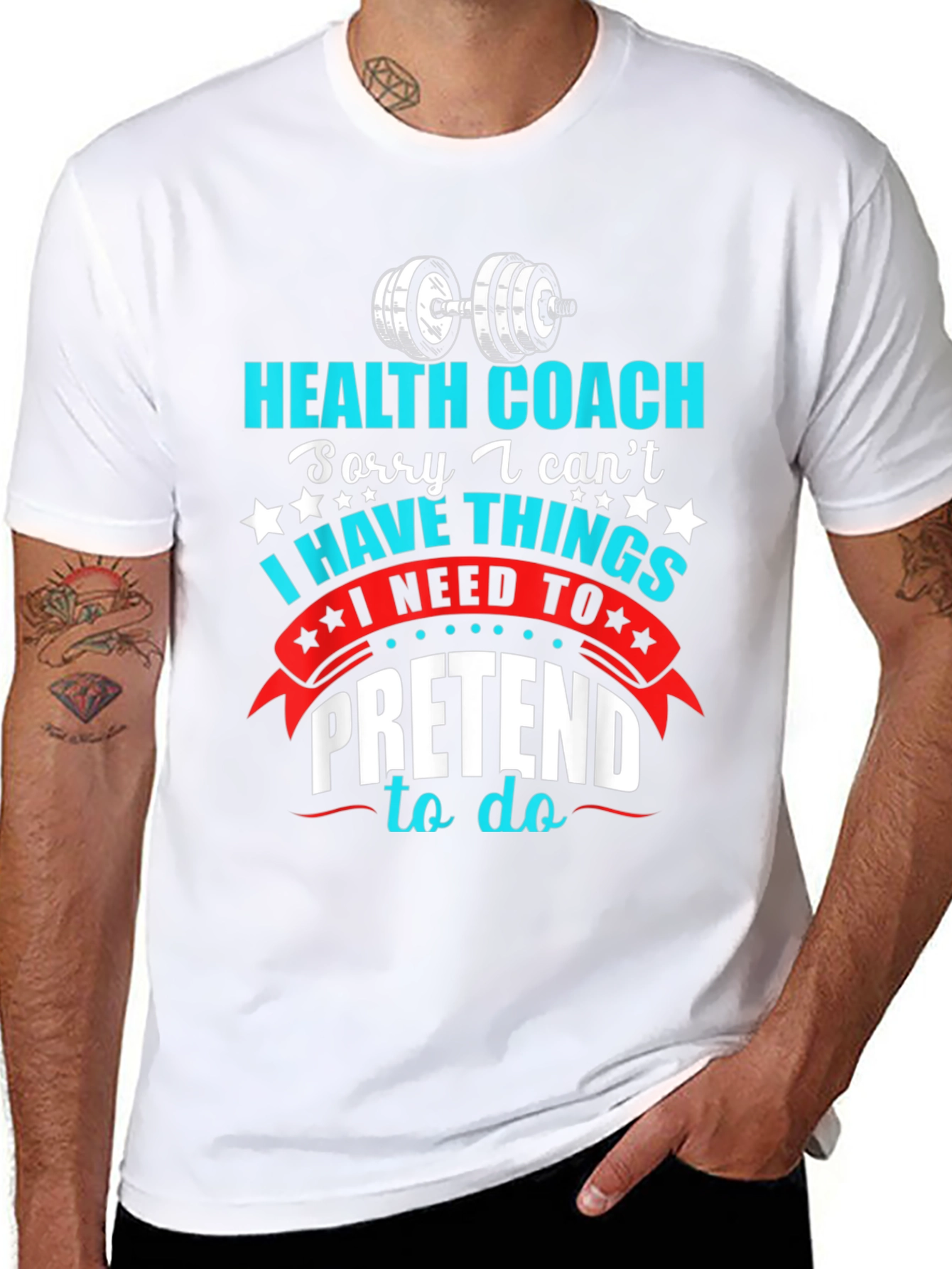 Health Coach T-Shirt - Funny Gym & Fitness Apparel