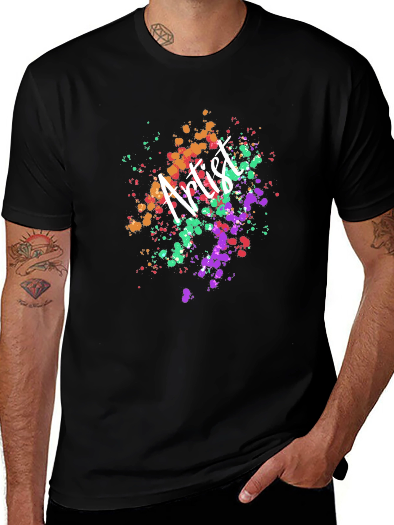 Artist Splatter Tee - Creative Expression Shirt