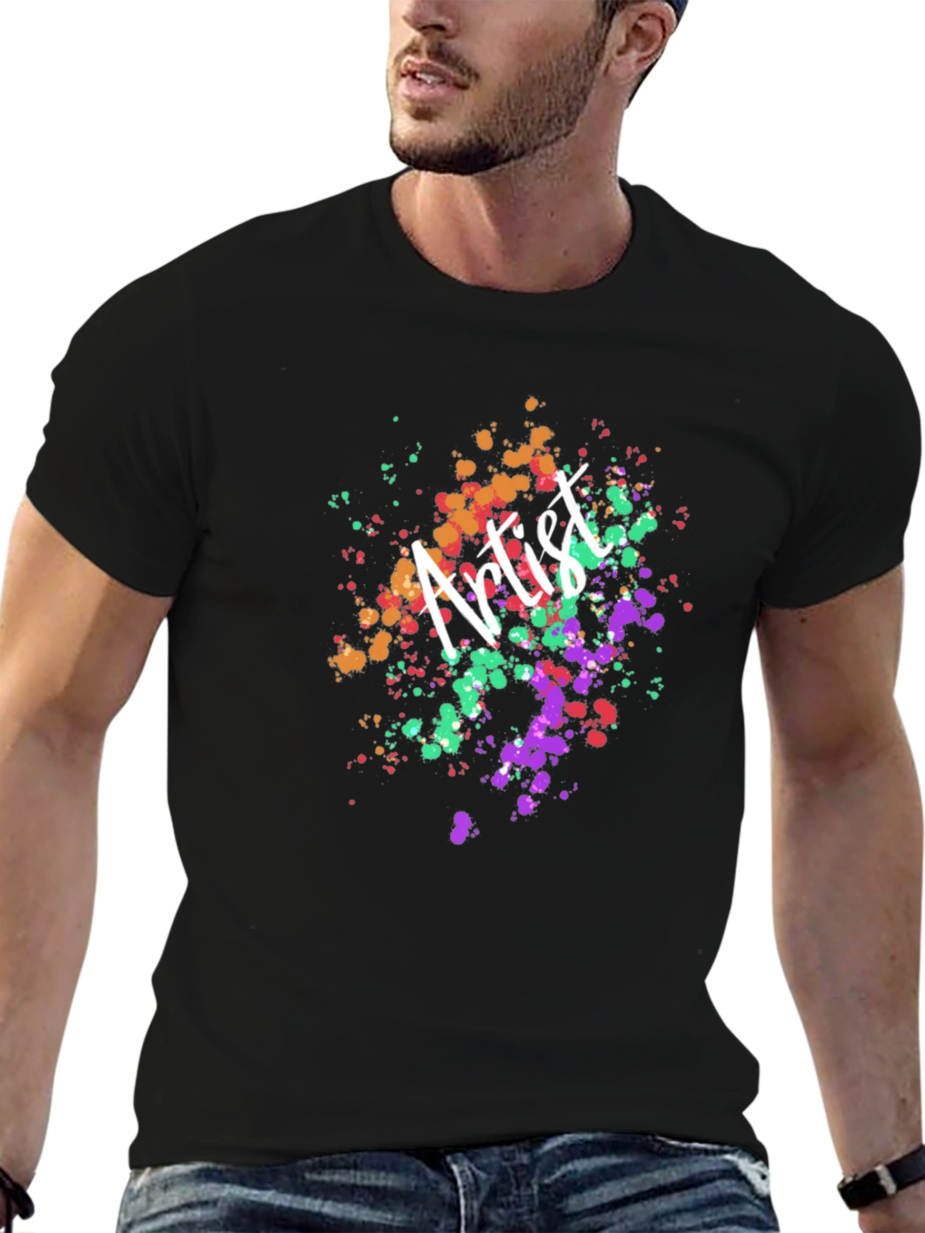 Artist Splatter Tee - Creative Expression Shirt