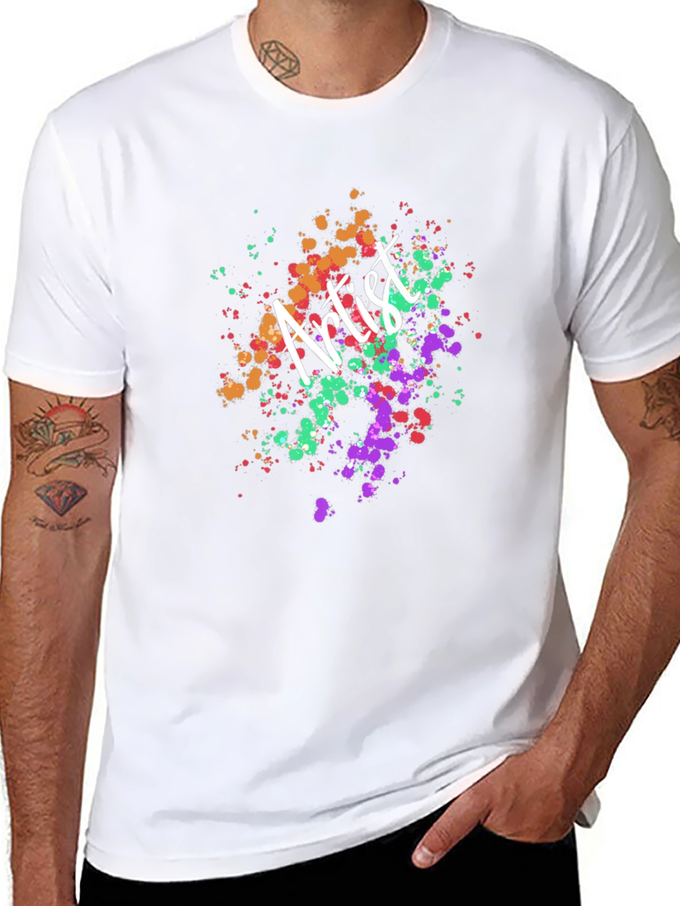 Artist Splatter Tee - Creative Expression Shirt