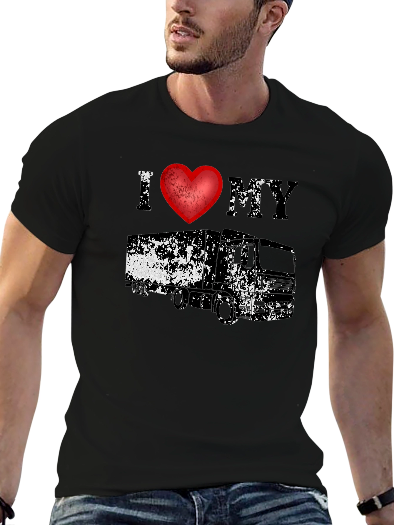 I Love My Truck Graphic Tee