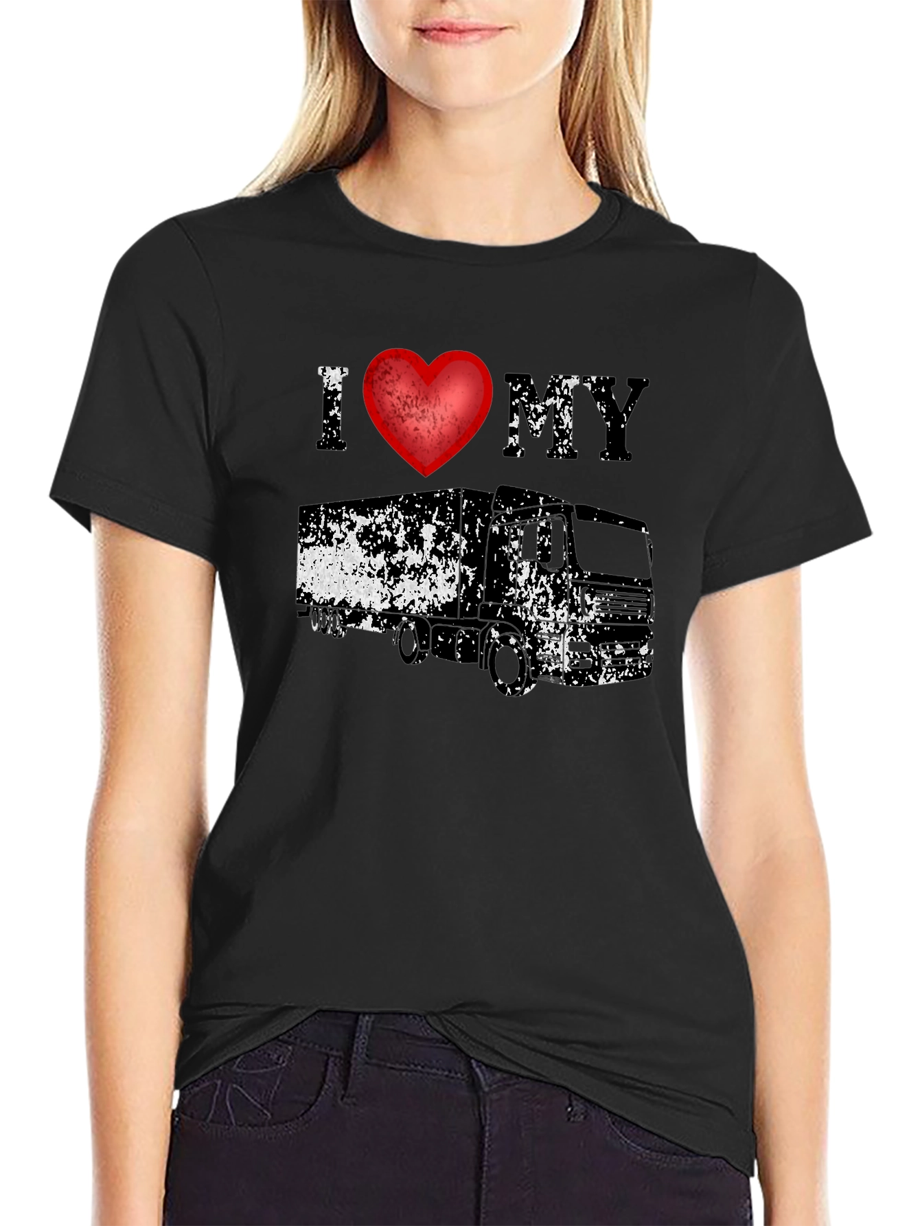 I Love My Truck Graphic Tee