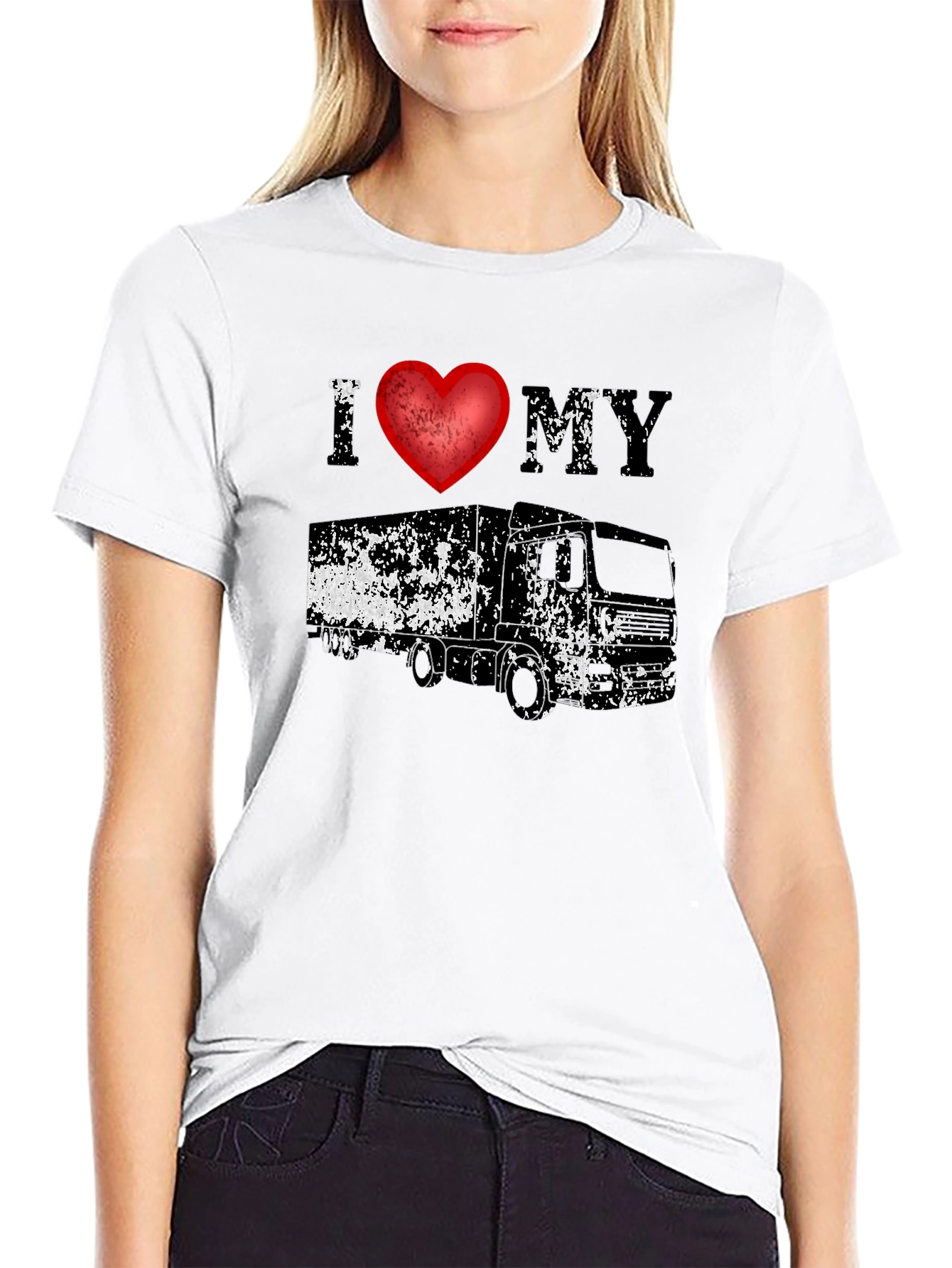 I Love My Truck Graphic Tee