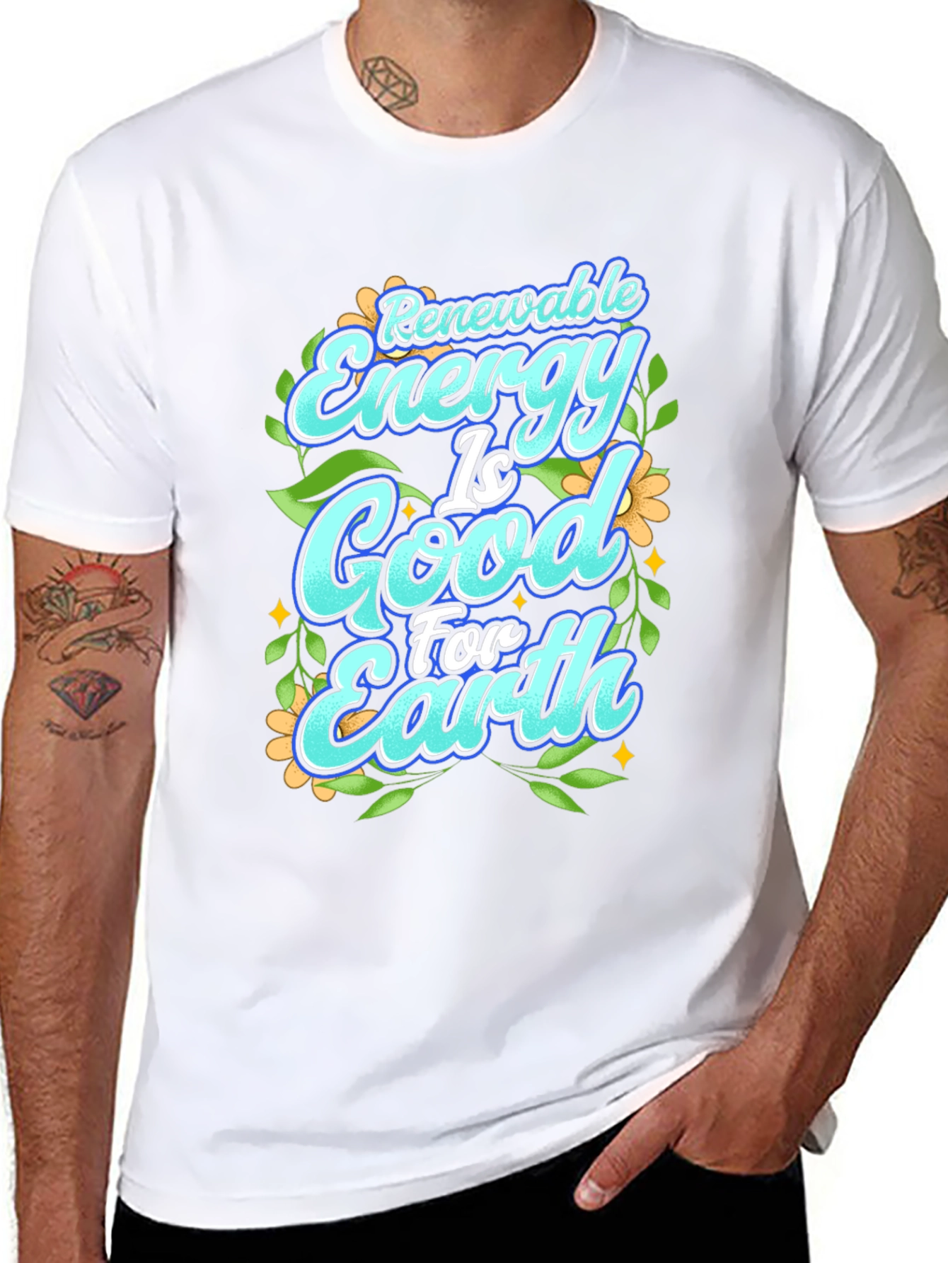 Renewable Energy T-Shirt - Earth Friendly Apparel