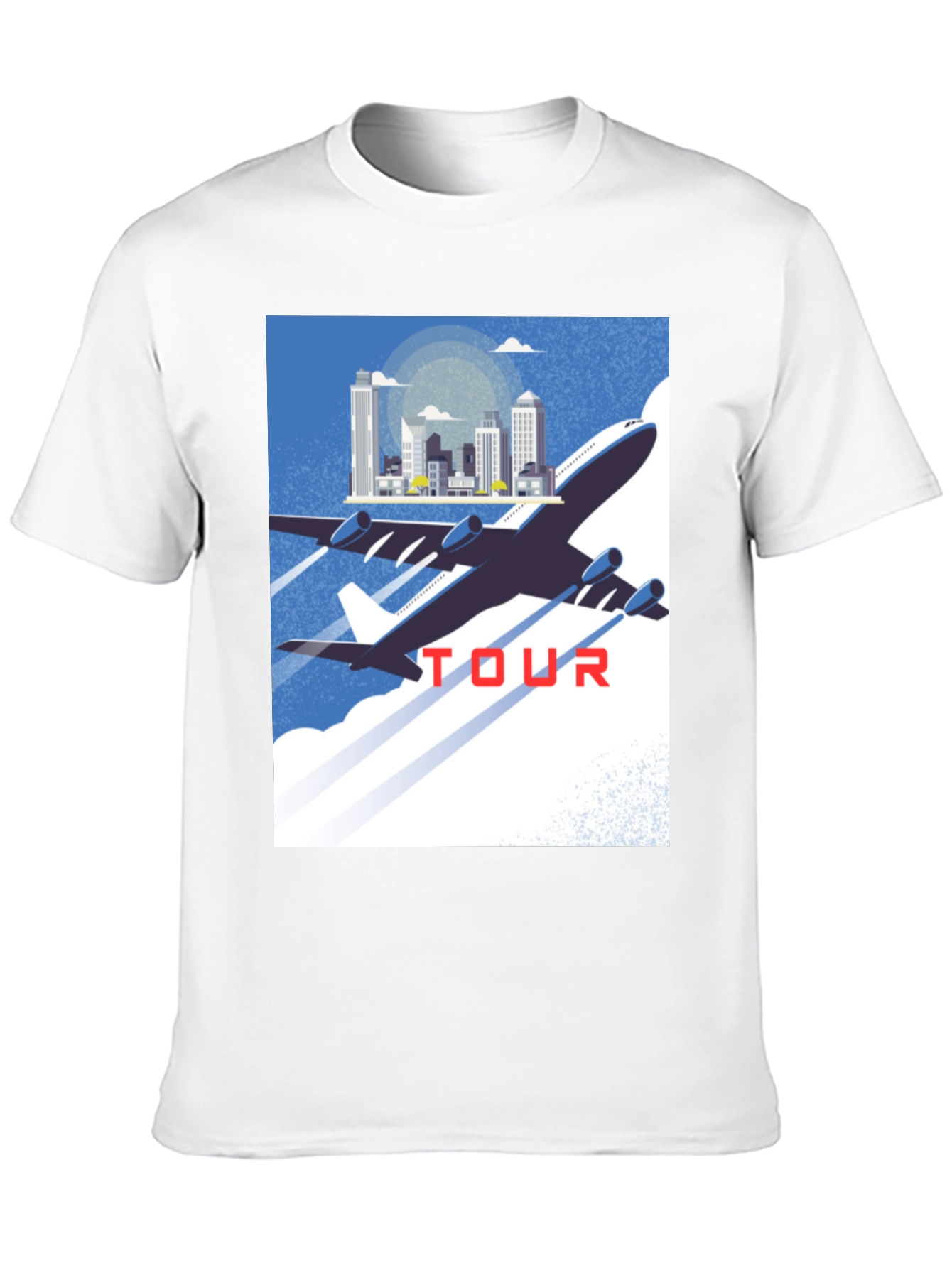 Airplane Tour Graphic T-Shirt
