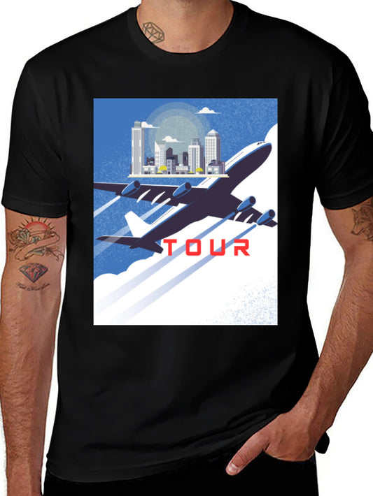 Airplane Tour Graphic T-Shirt