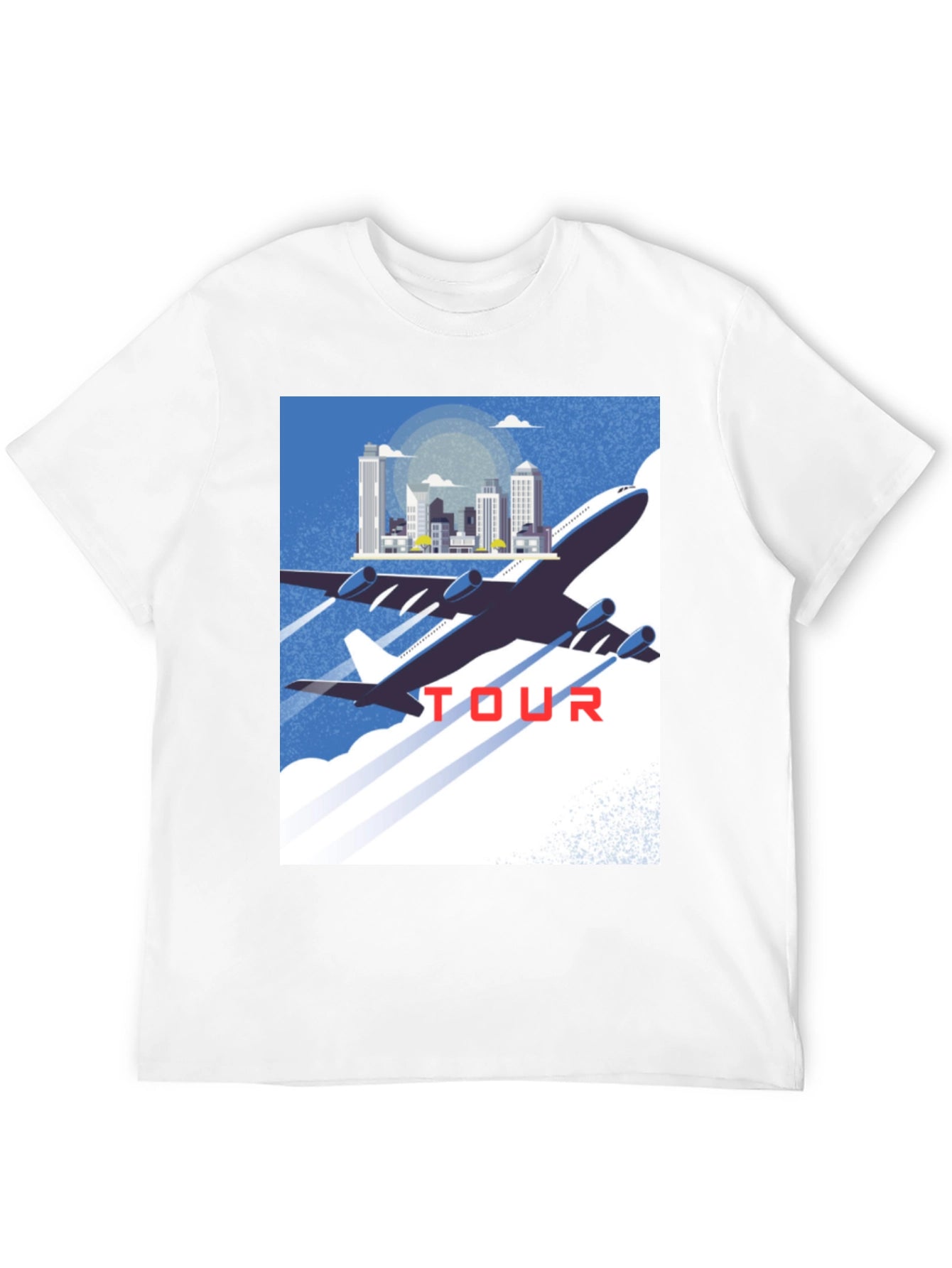 Airplane Tour Graphic T-Shirt