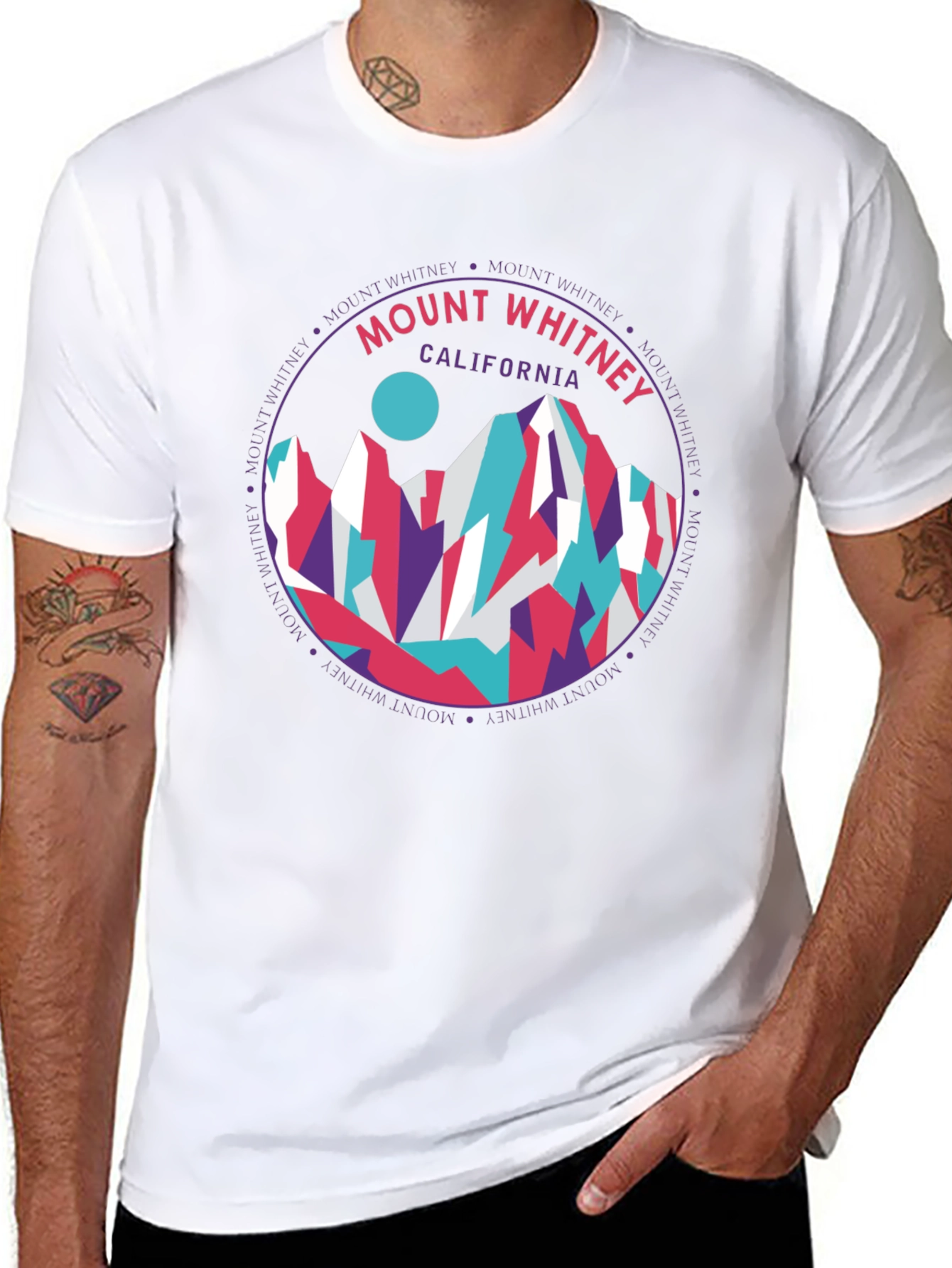 Mount Whitney California Graphic Tee