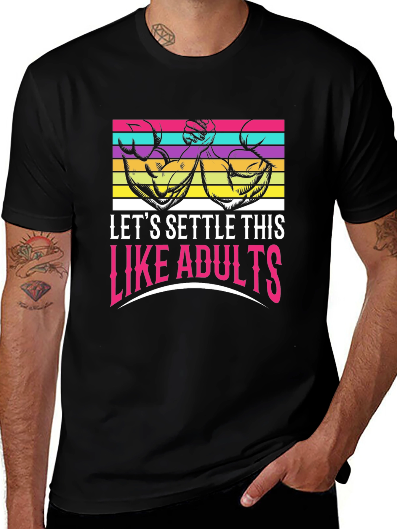 Lets Settle This Like Adults T-Shirt
