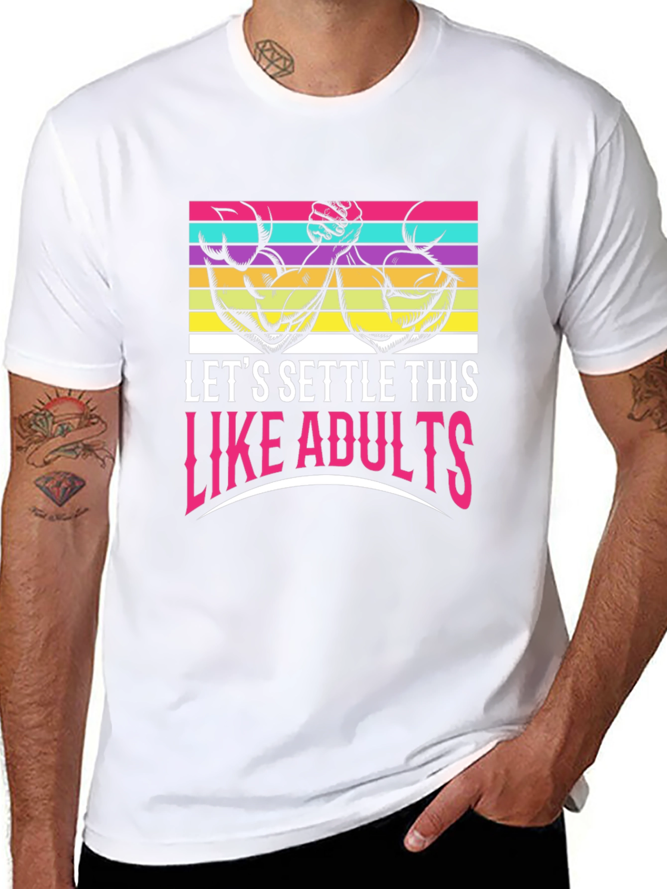Lets Settle This Like Adults T-Shirt