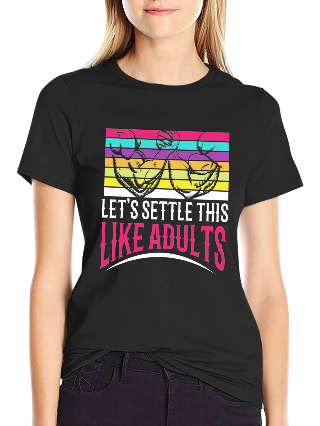 Lets Settle This Like Adults T-Shirt