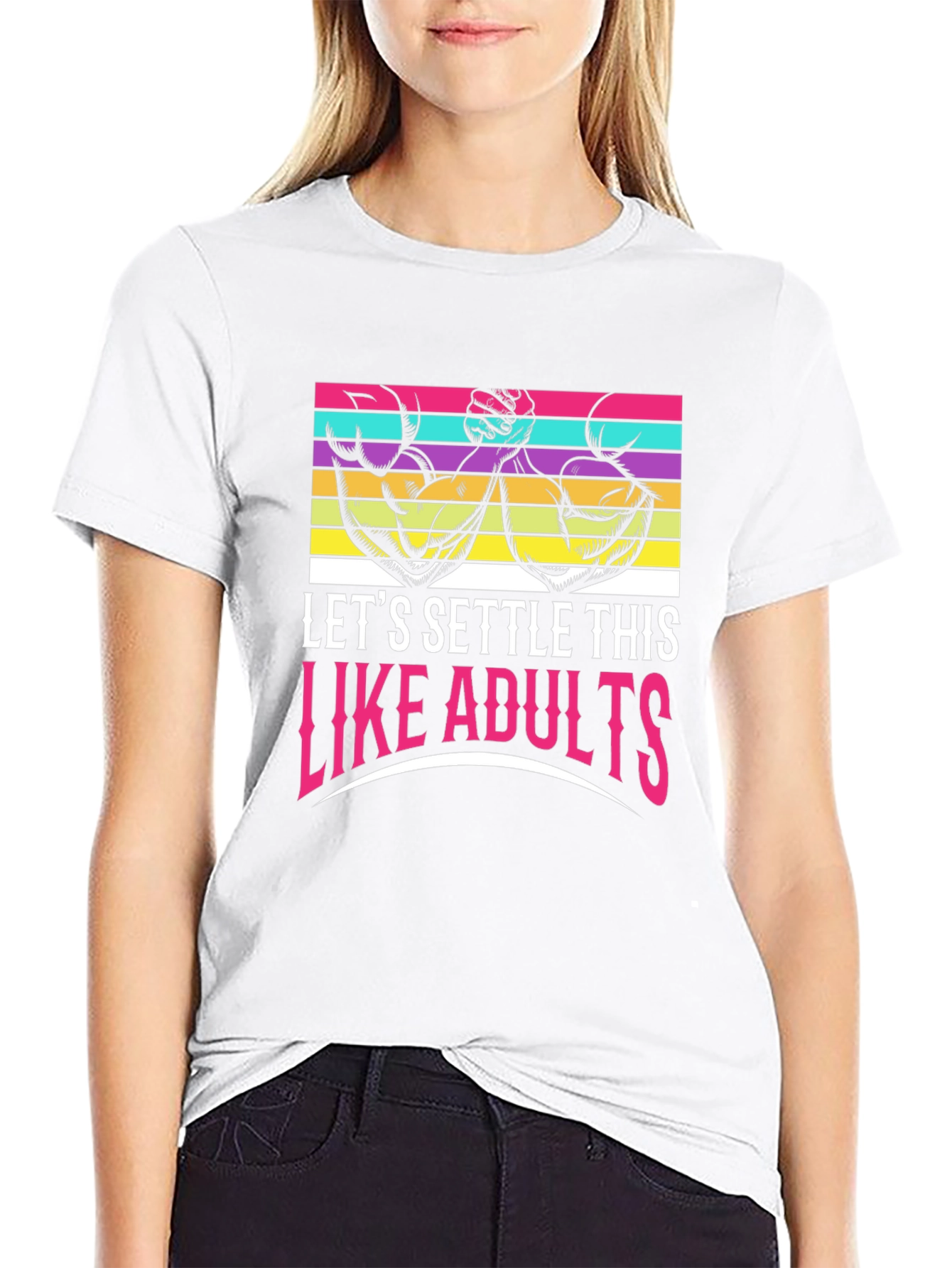Lets Settle This Like Adults T-Shirt