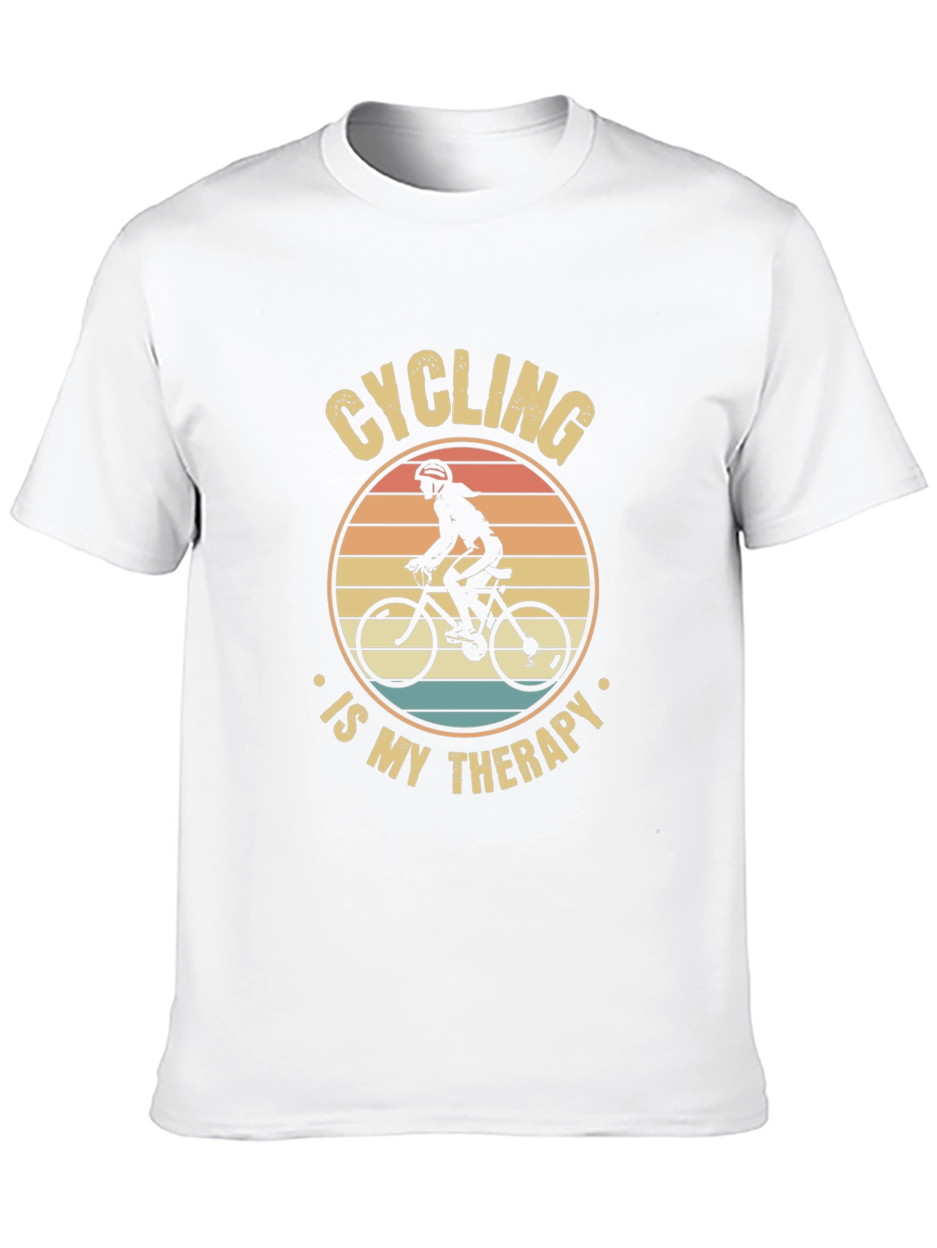 Cycling is My Therapy Graphic Tee