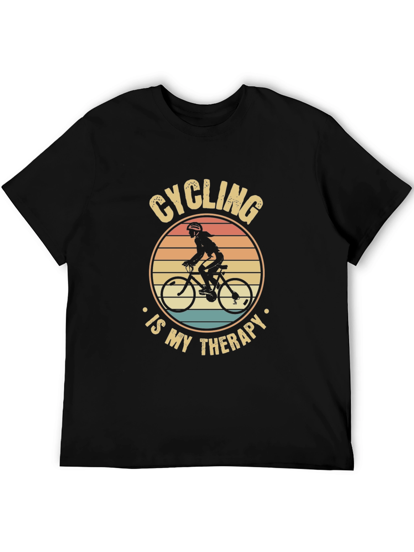 Cycling is My Therapy Graphic Tee