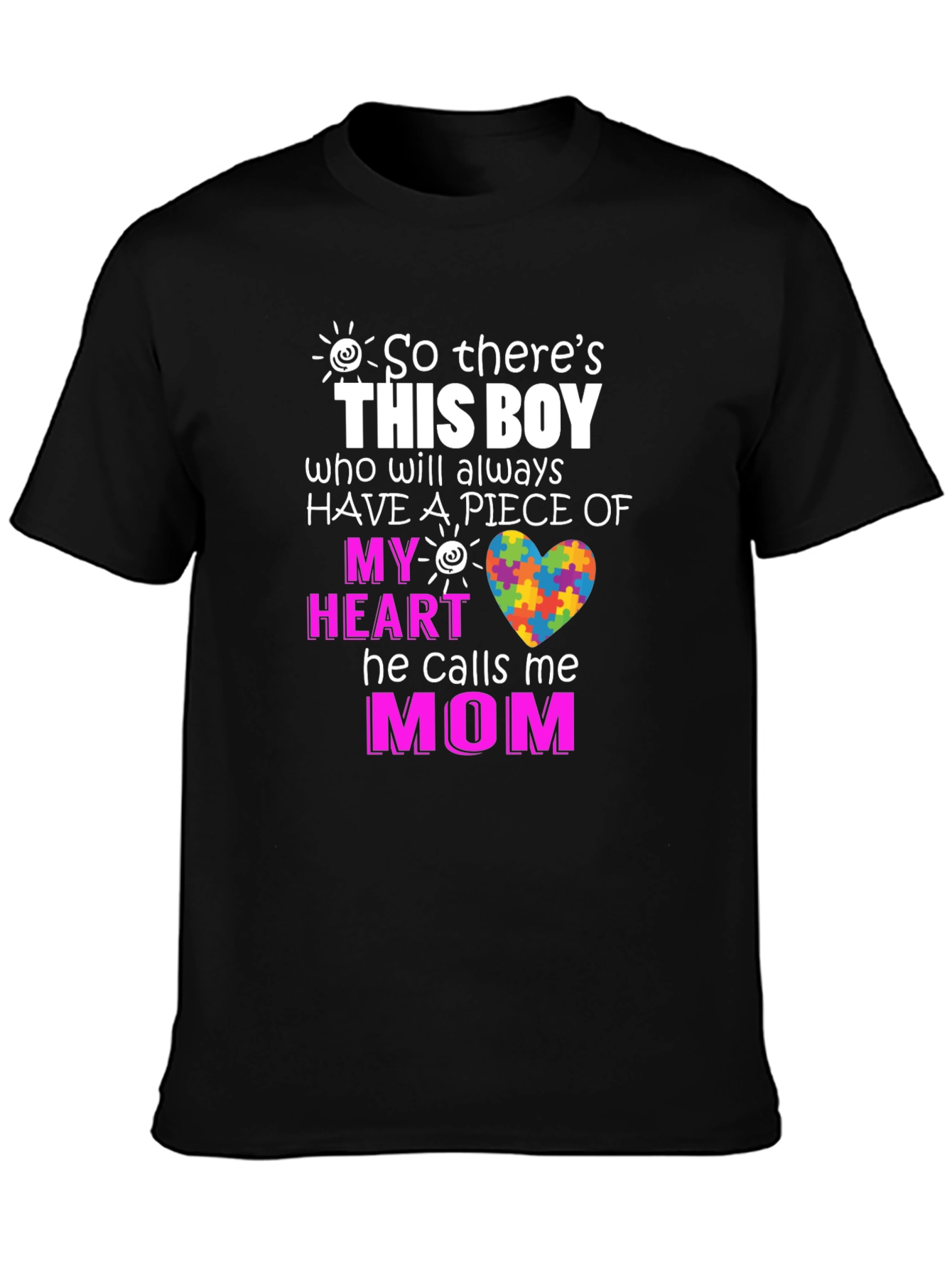 Autism Awareness Mom T-Shirt