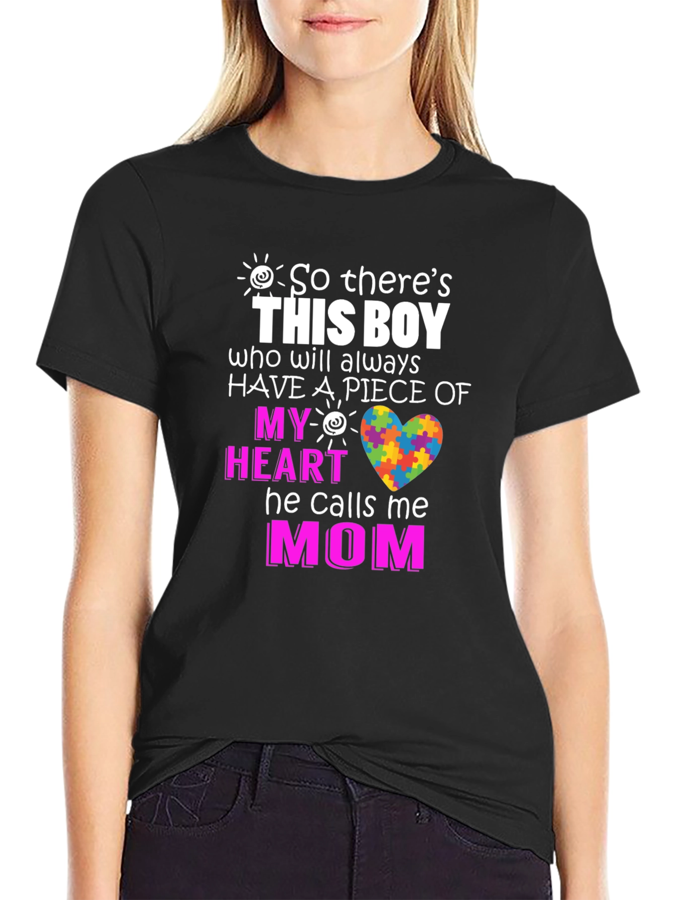 Autism Awareness Mom T-Shirt
