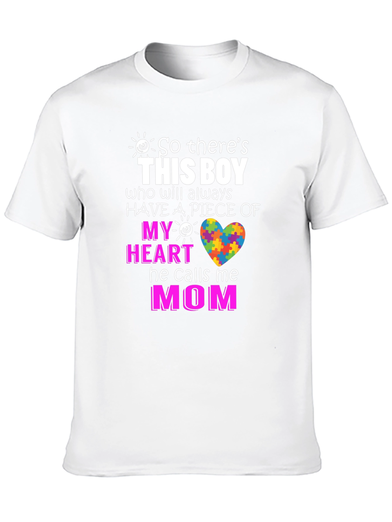 Autism Awareness Mom T-Shirt