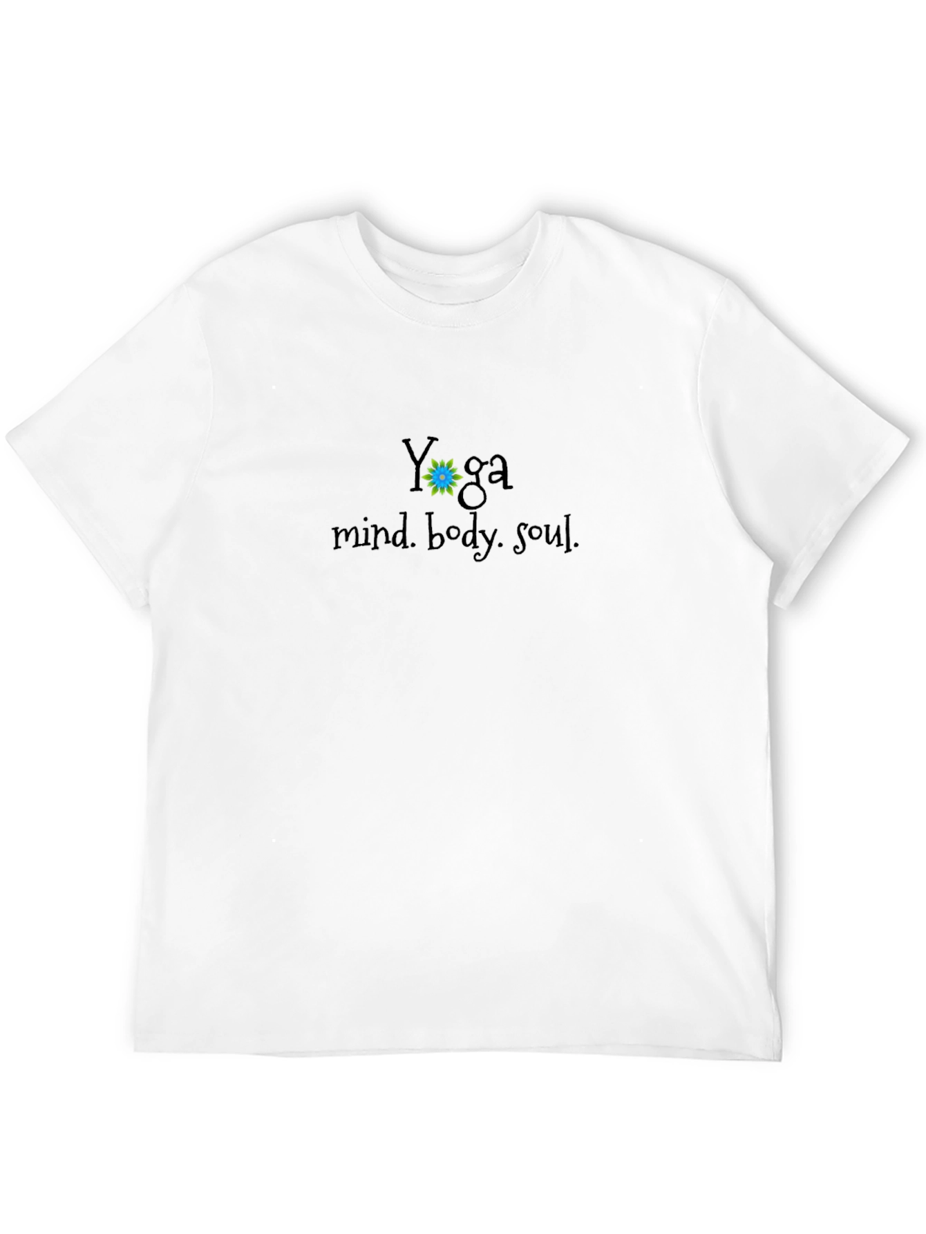 Yoga Mind Body Soul T-Shirt - Mens Black Tee
