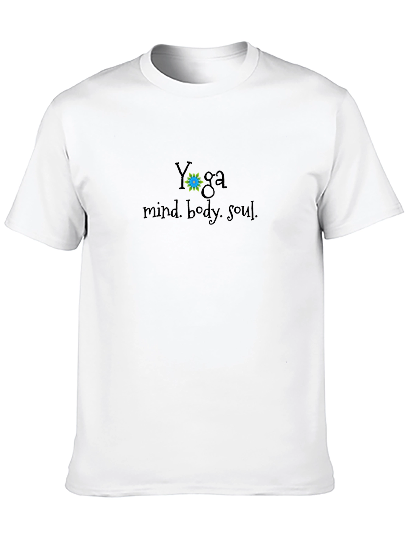 Yoga Mind Body Soul T-Shirt - Mens Black Tee