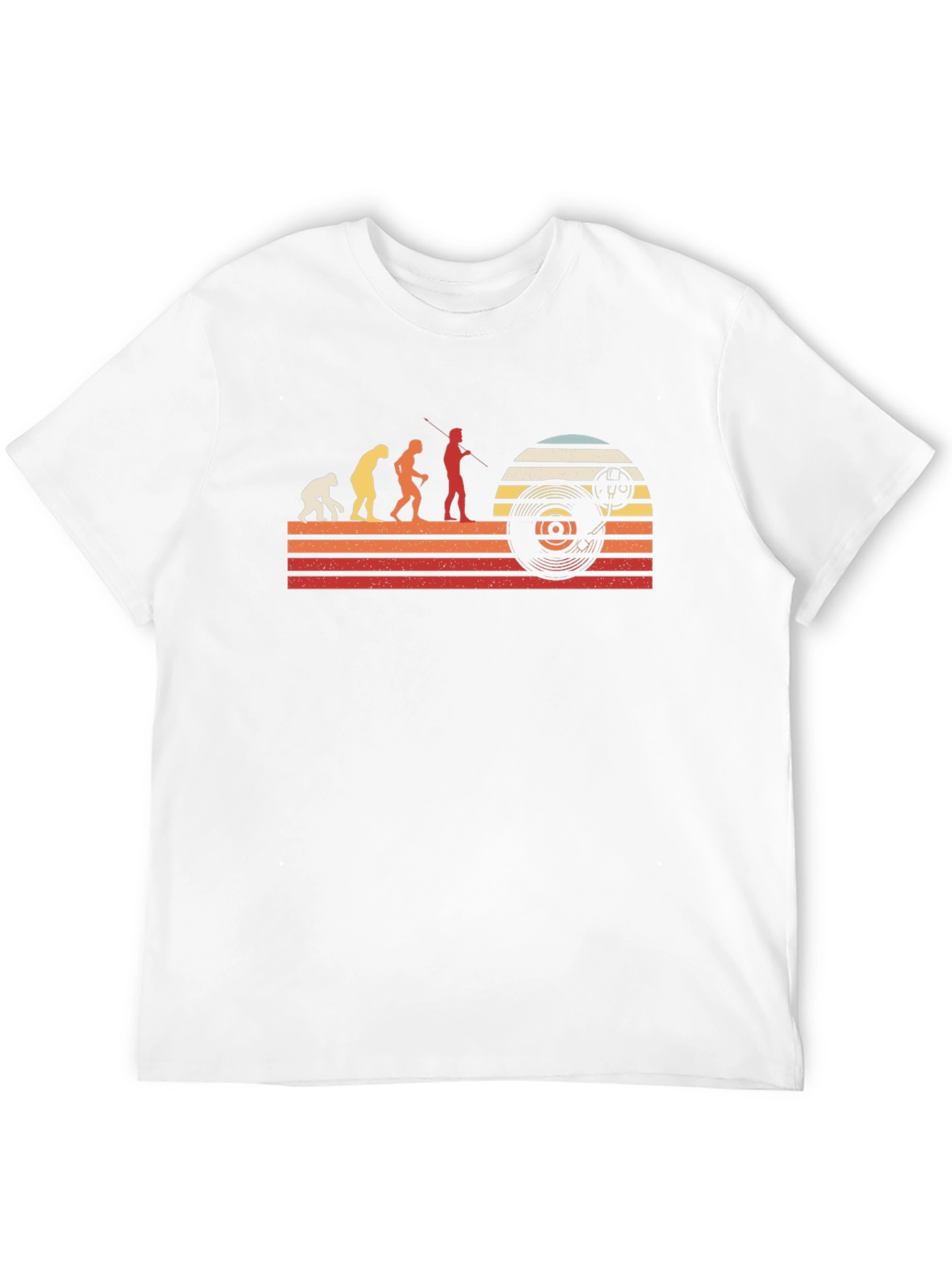 Evolution of Music Retro Style Graphic T-Shirt