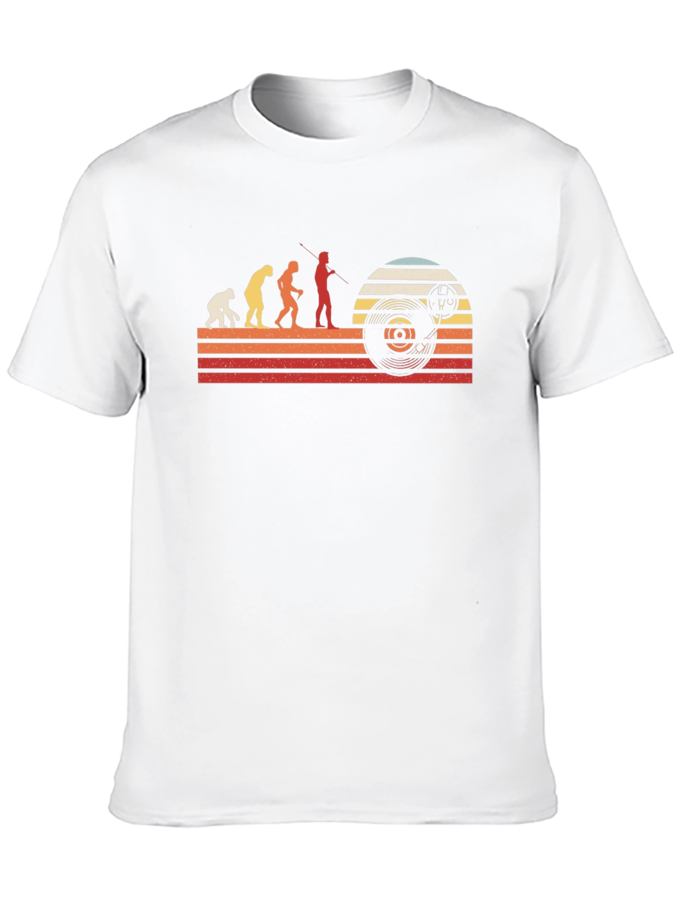 Evolution of Music Retro Style Graphic T-Shirt