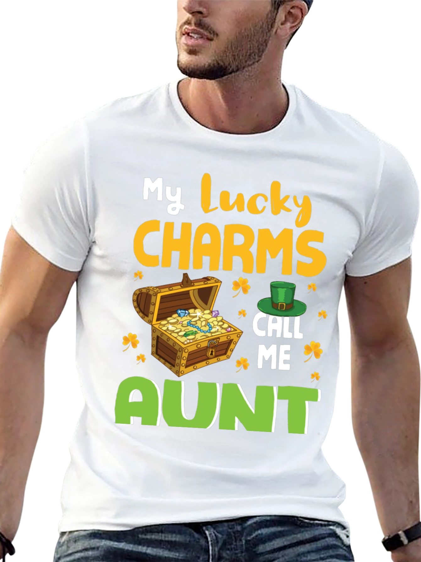 Lucky Charms Aunt St. Patricks Day T-Shirt