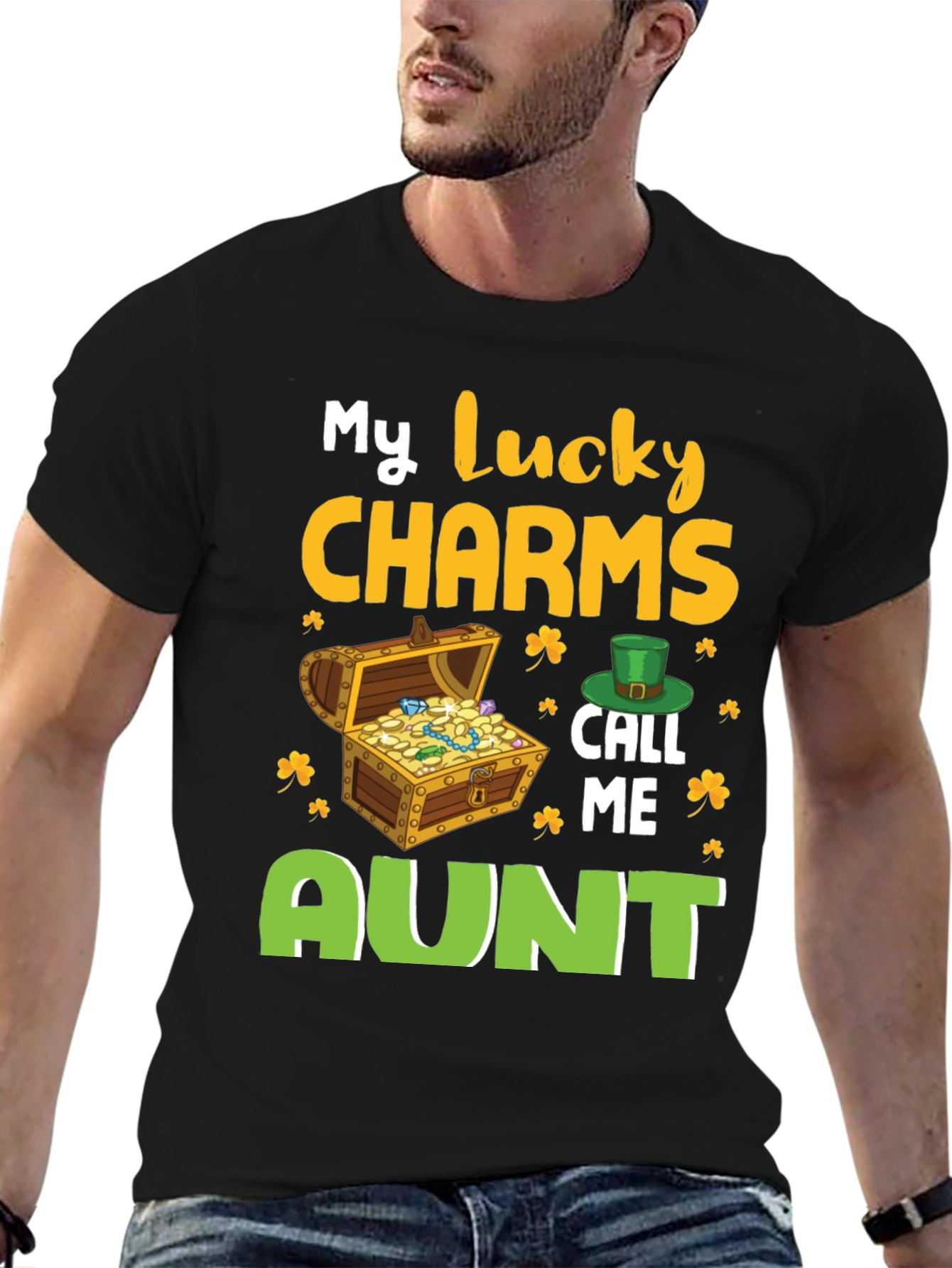 Lucky Charms Aunt St. Patricks Day T-Shirt