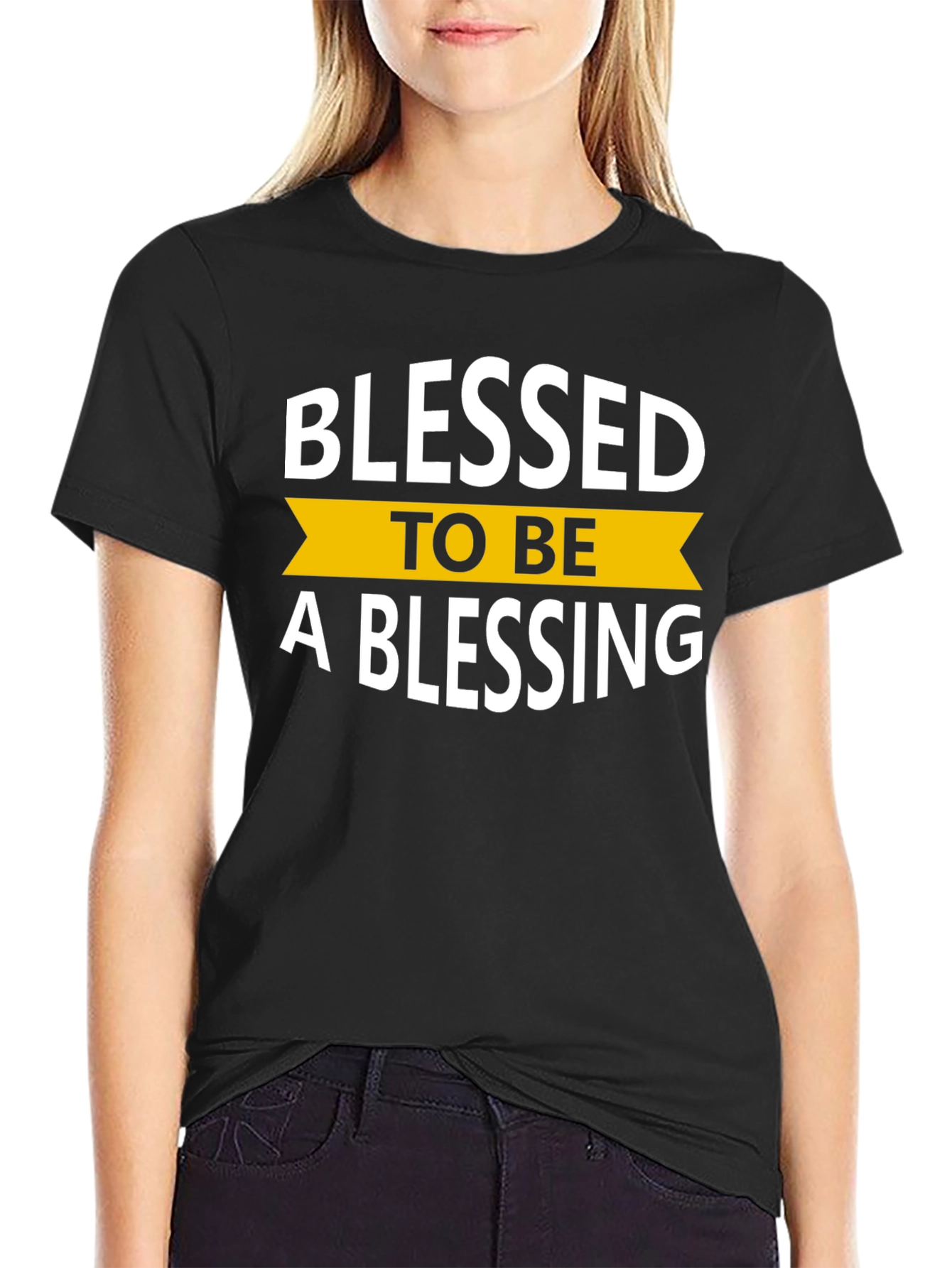 Blessed to Be a Blessing Black T-Shirt