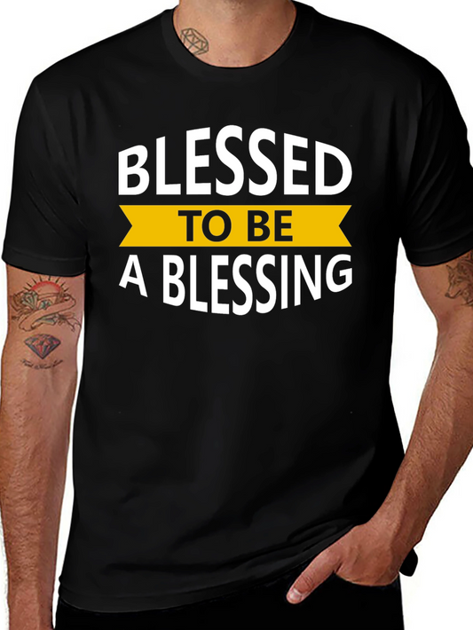 Blessed to Be a Blessing Black T-Shirt