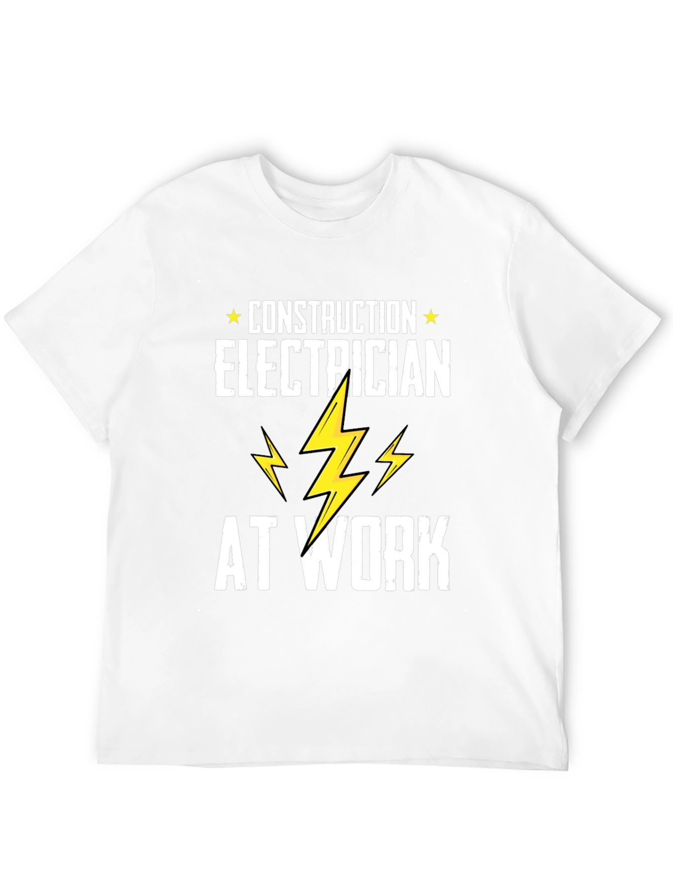 Electrician At Work T-Shirt - Construction Electrician Tee