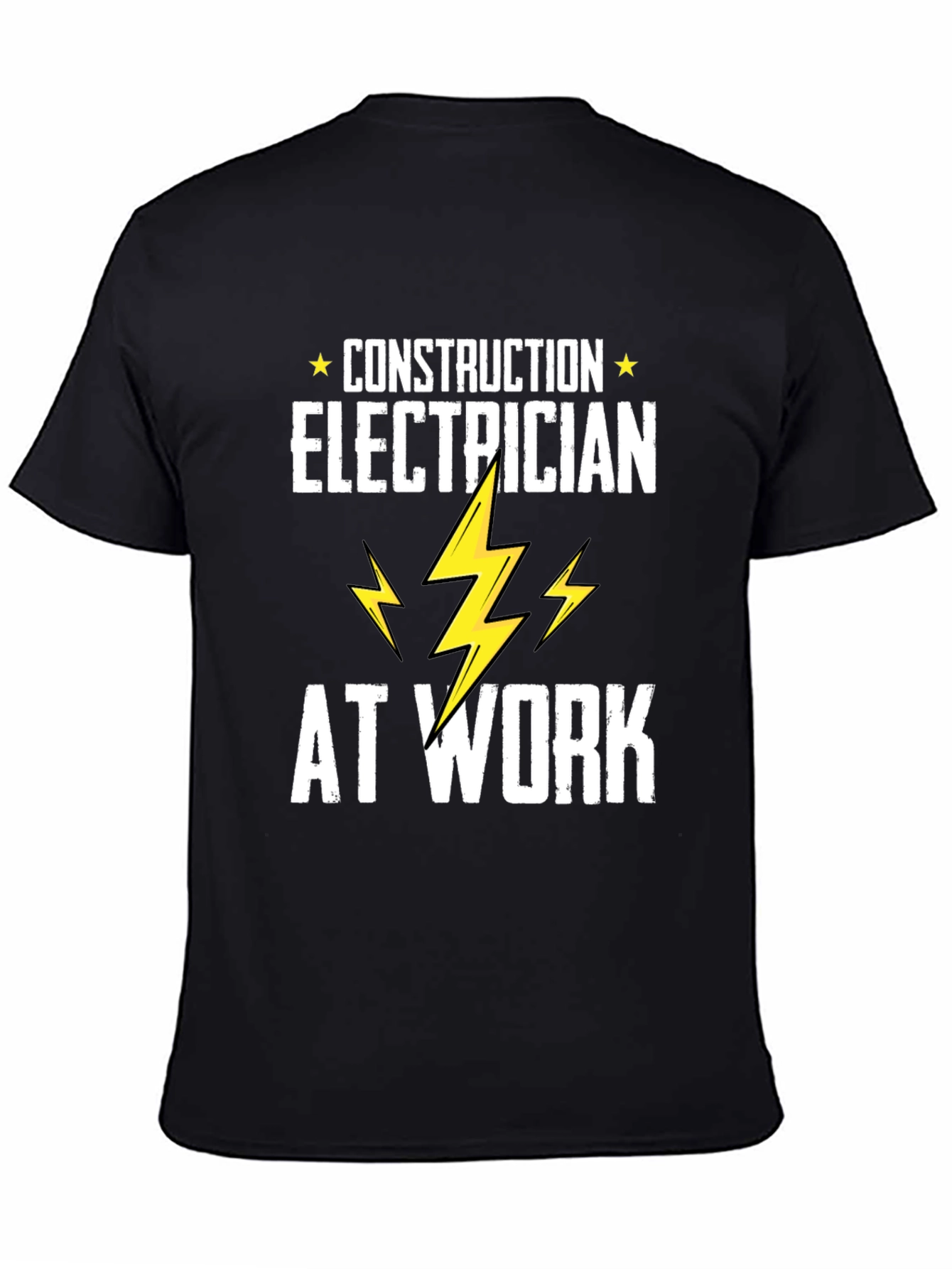 Electrician At Work T-Shirt - Construction Electrician Tee