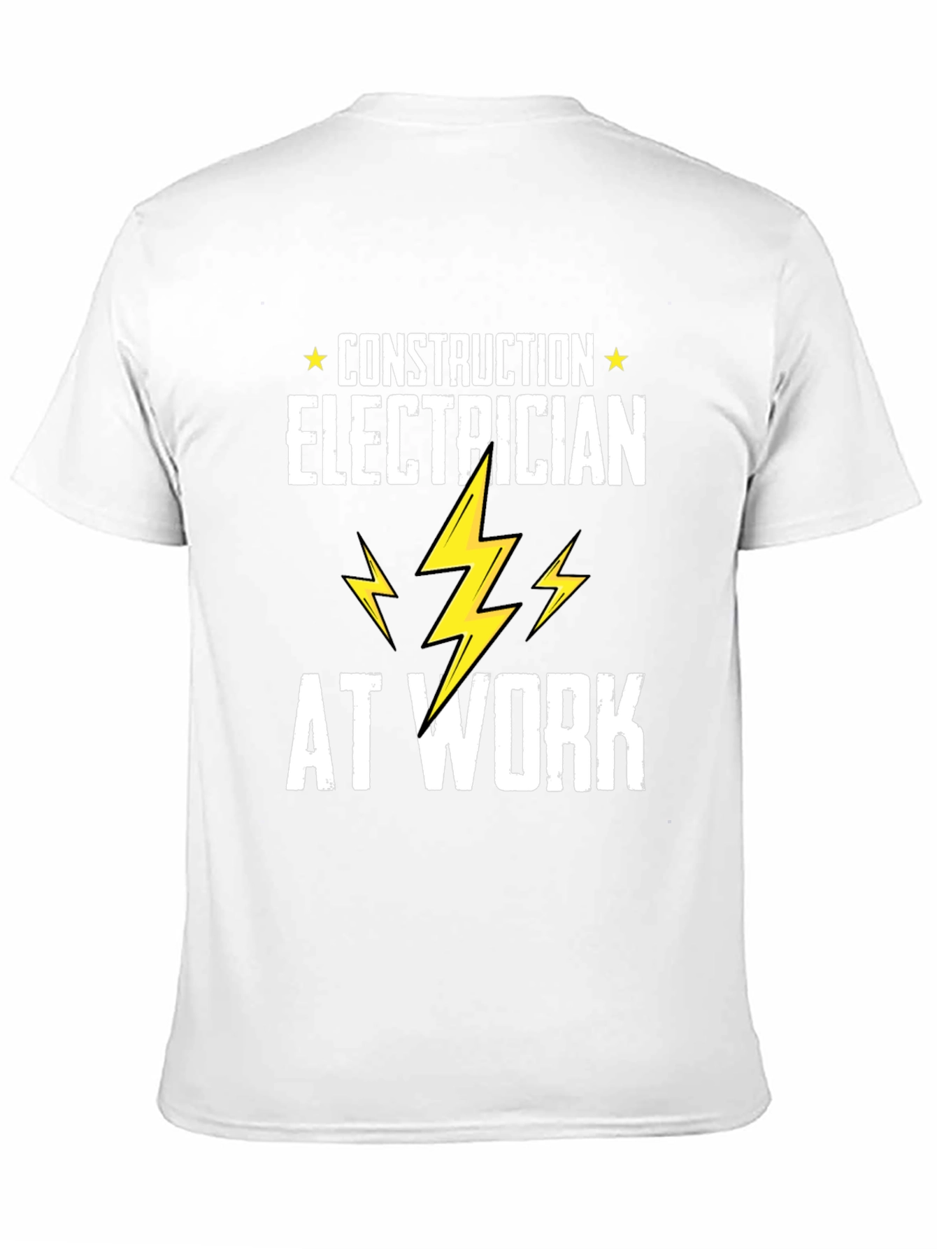 Electrician At Work T-Shirt - Construction Electrician Tee
