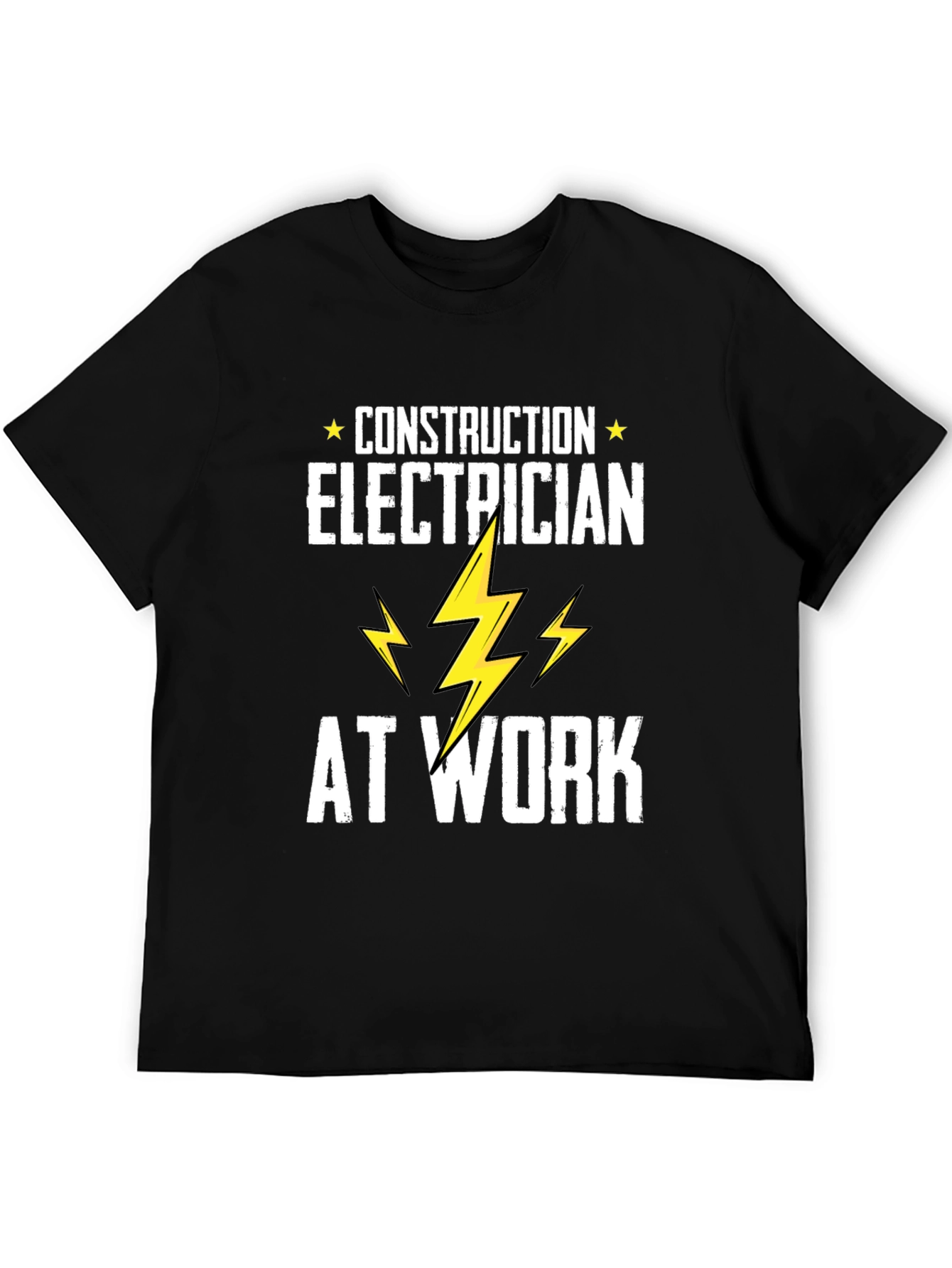 Electrician At Work T-Shirt - Construction Electrician Tee