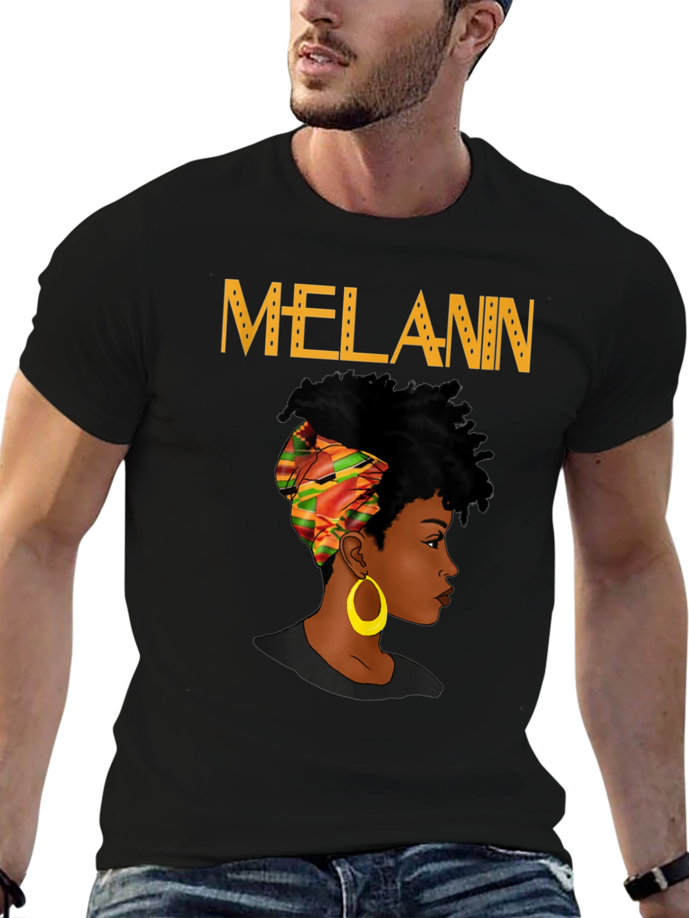 Melanin Queen Black Graphic Tee